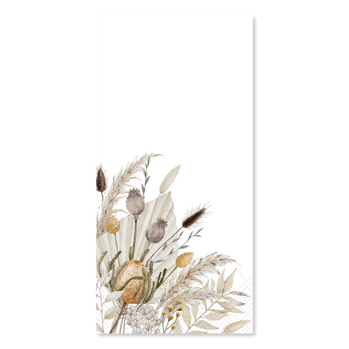 Servietten 40x40 mit Blumenmotiv, 16 Stück, 3-lagig