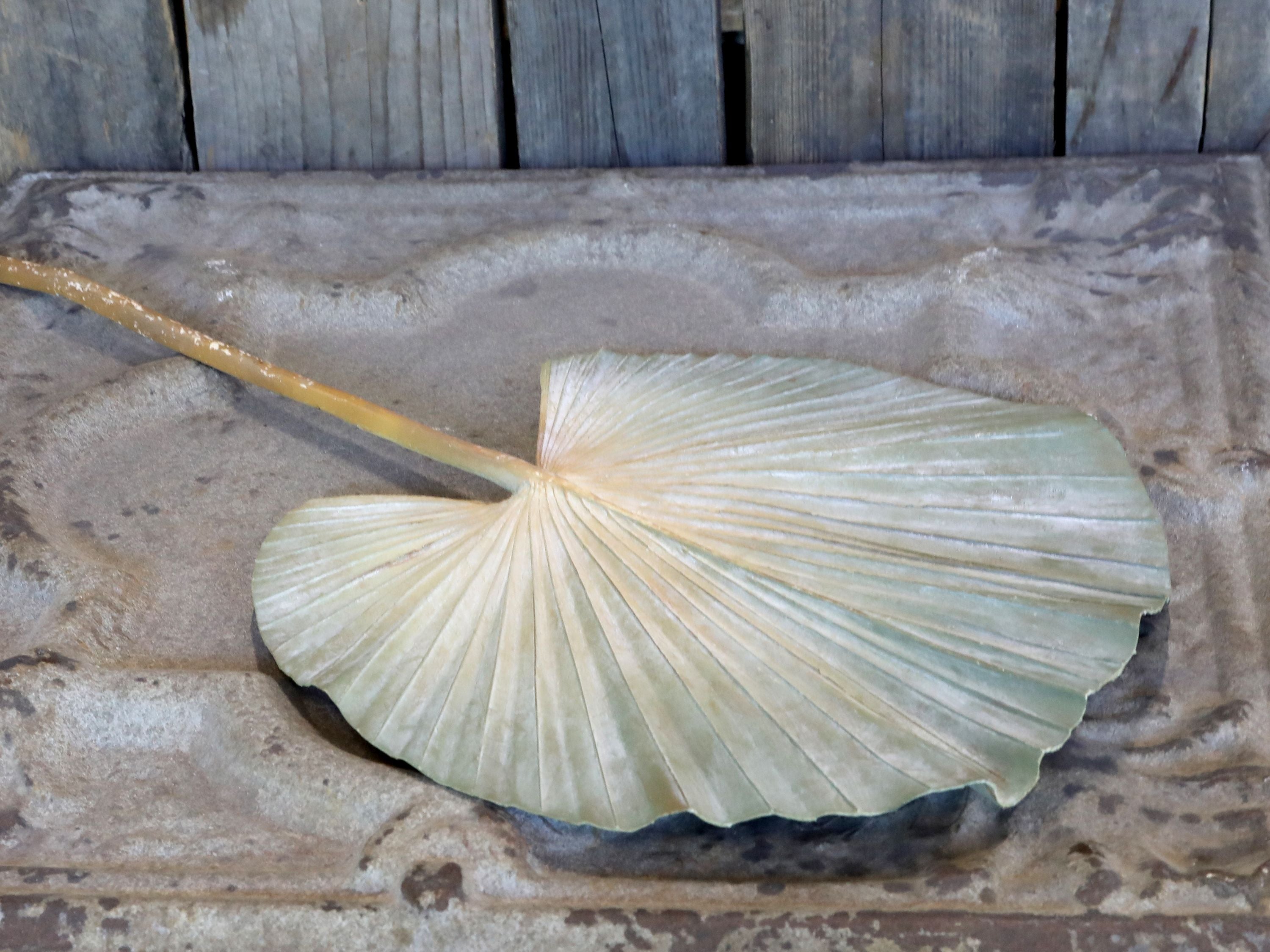 Blatt Dekoration: Kunstpflanze Fleur Palmen Blatt, 74,5 cm