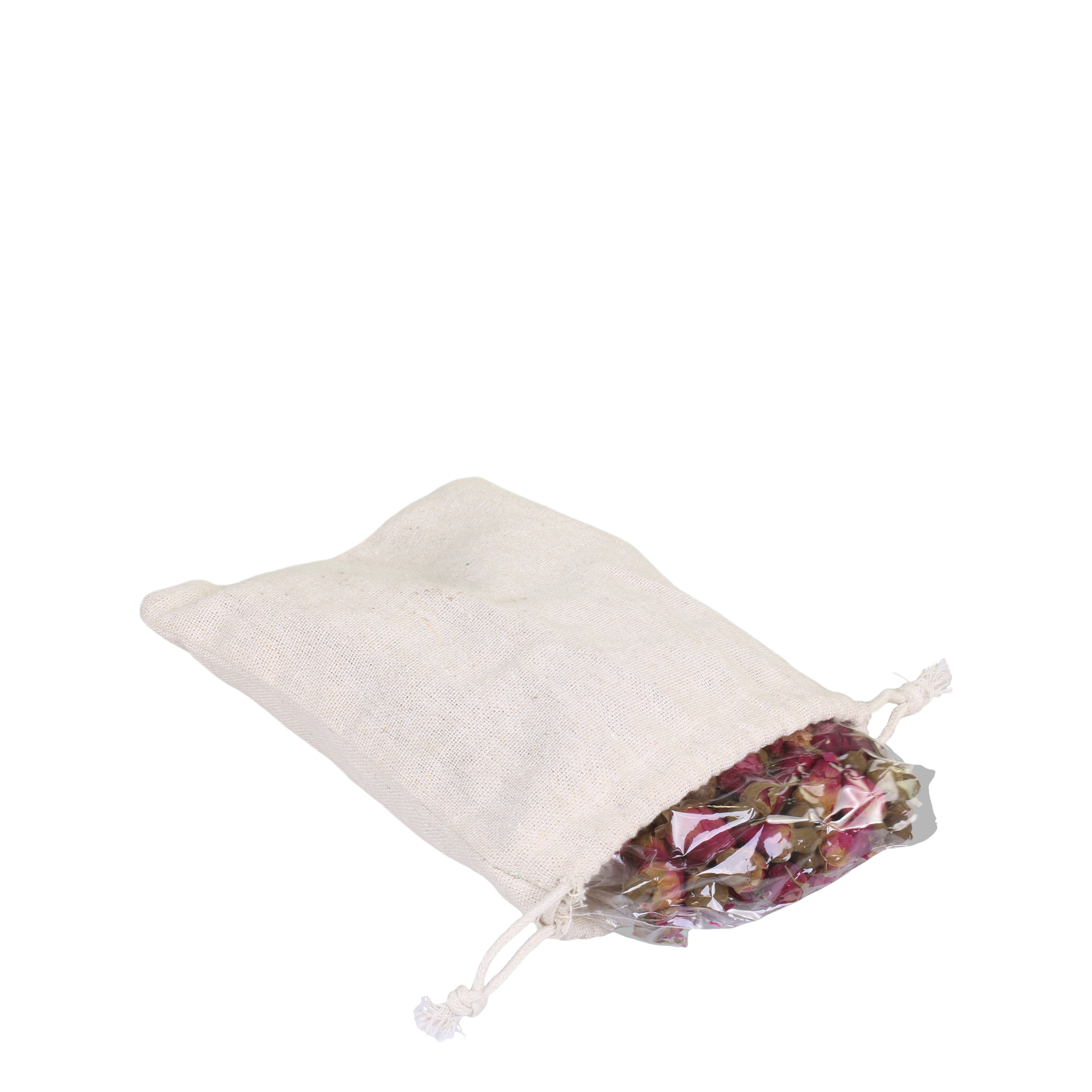 Getrocknete Rosen im Leinensäckchen – Fleur Potpourri 50 g