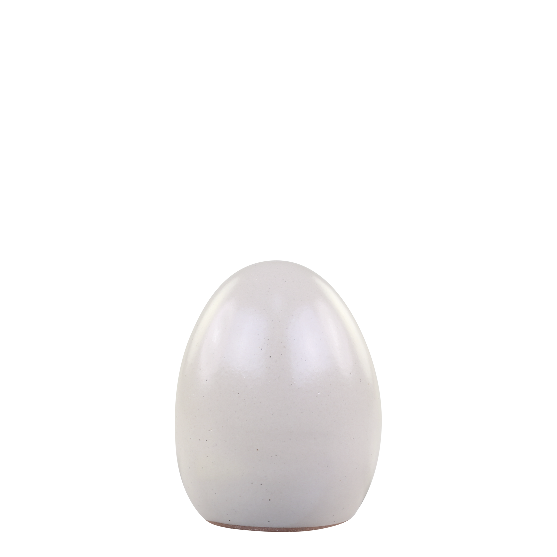 Porzellan Osterei in Hell Latte, 8 cm hoch