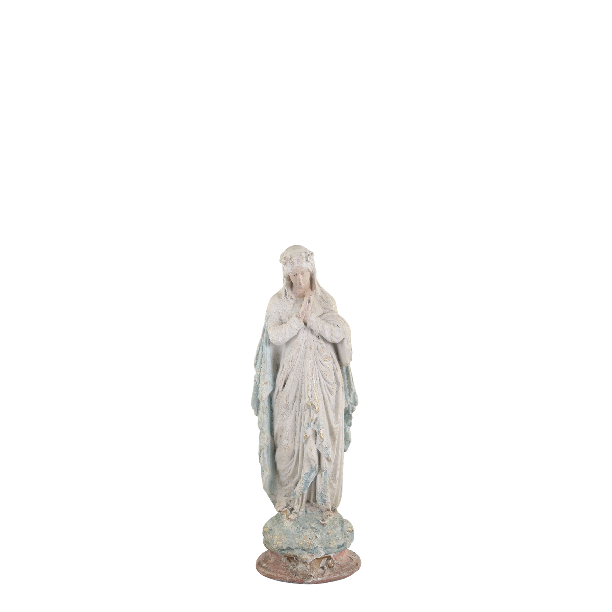 Madonna-Figur aus Polyresin, opal, 31 cm hoch