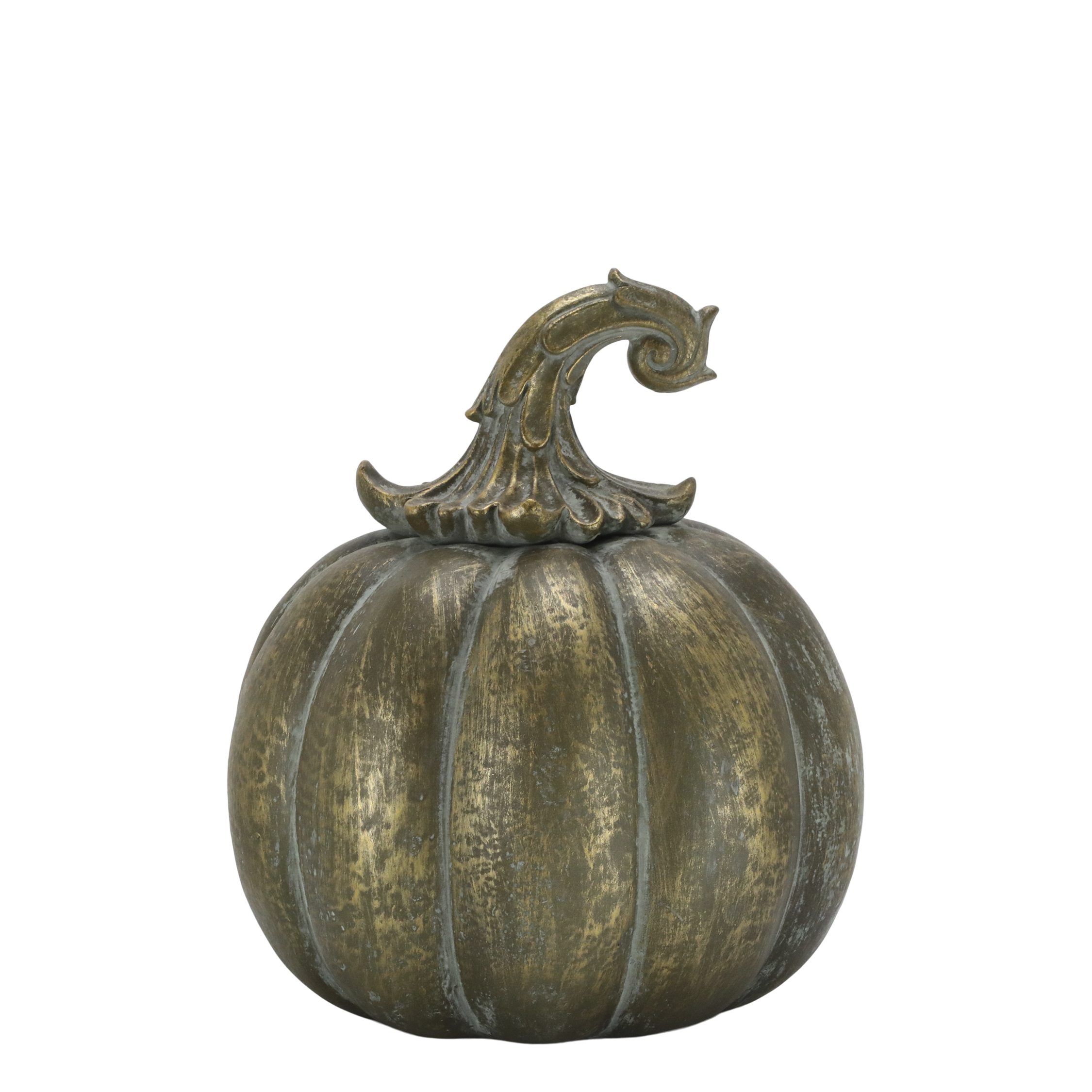 Pumpkin H25/D21.5 cm antique brass