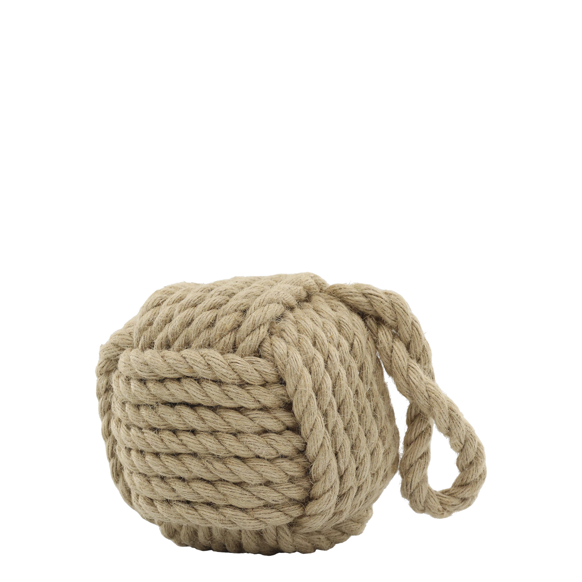 Dekoration Türstopper mit Seil, Zement, 14 cm