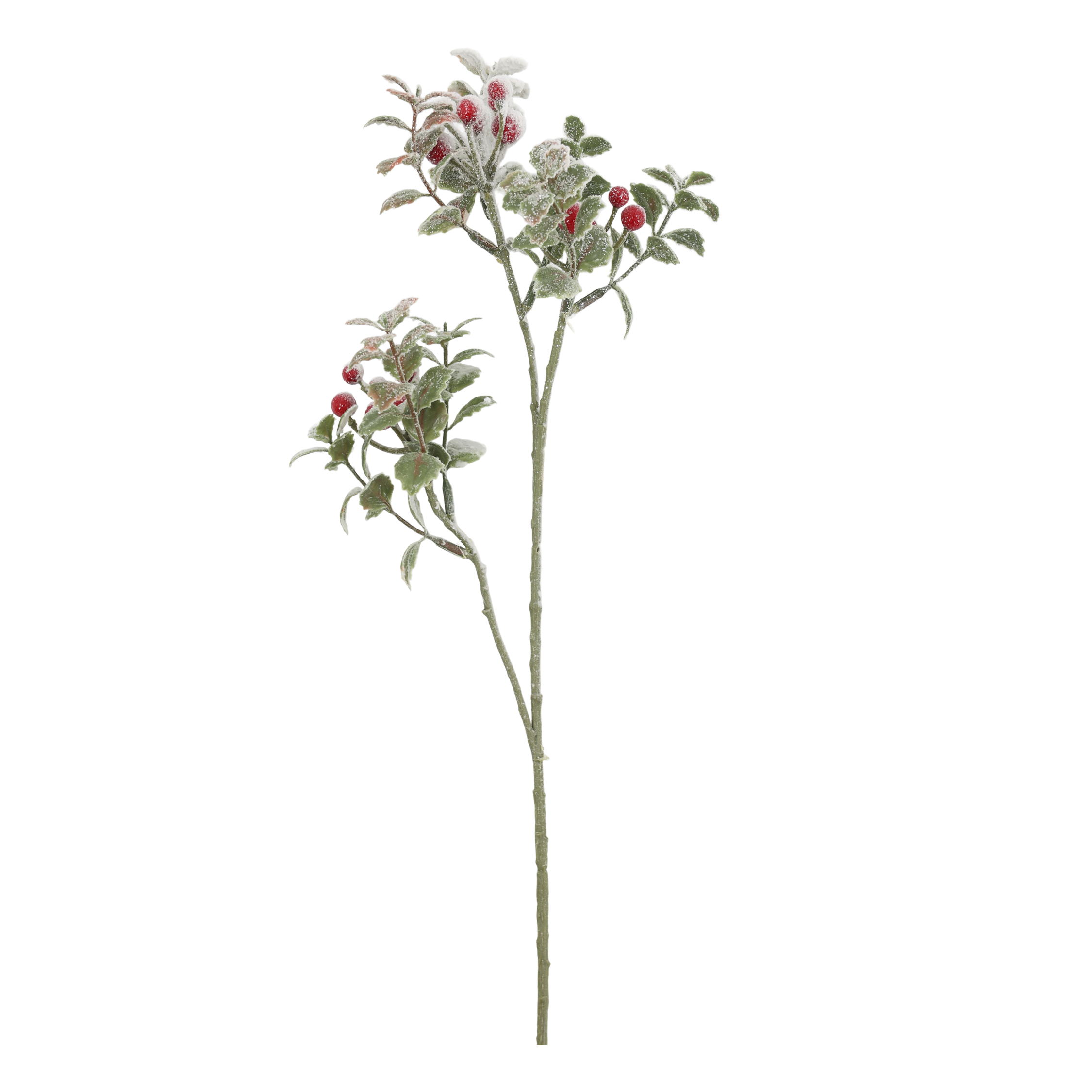 Fleur Branch w. berries & leaves H65 cm green