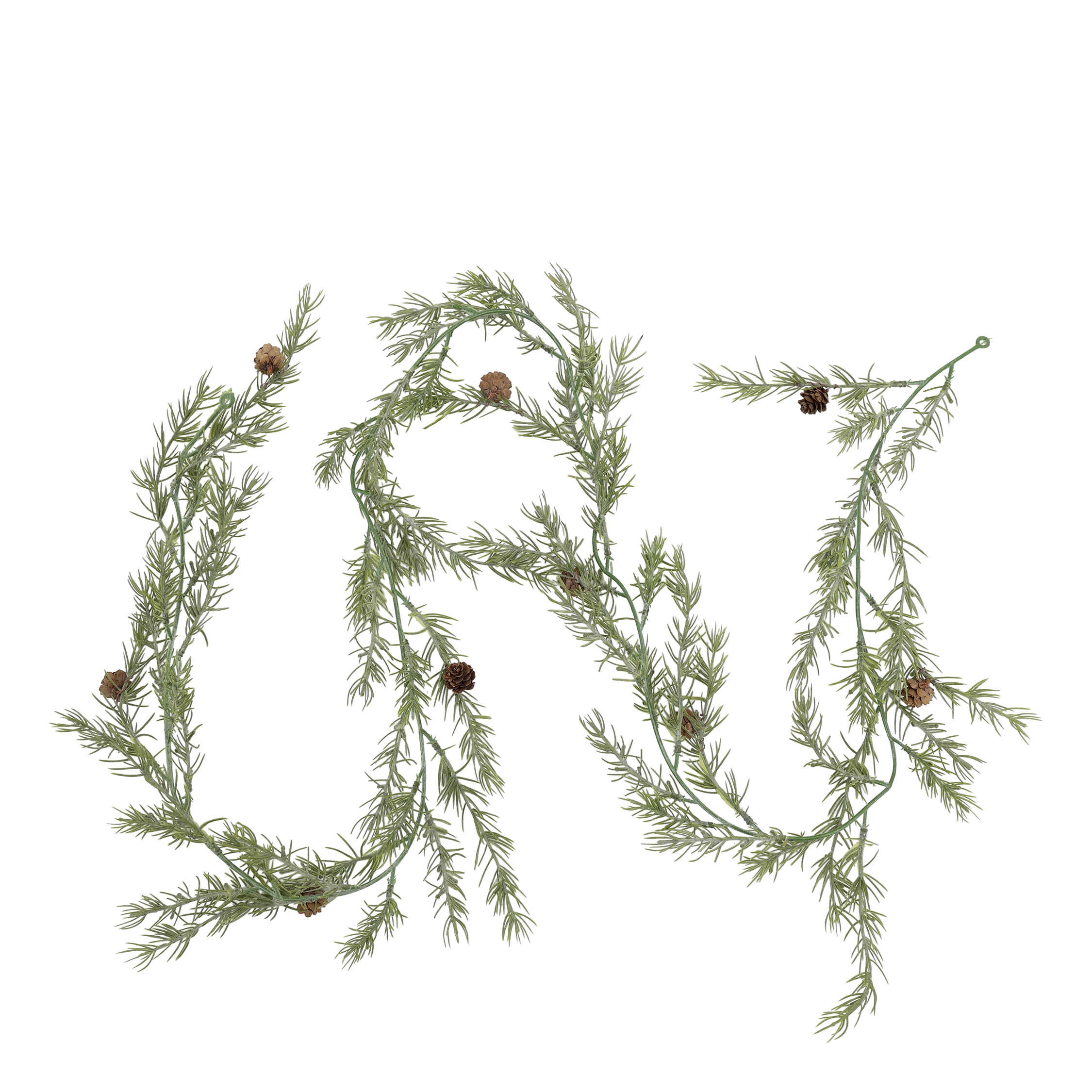 Kunst-Ranke mit Tanne und Zapfen, 190 cm