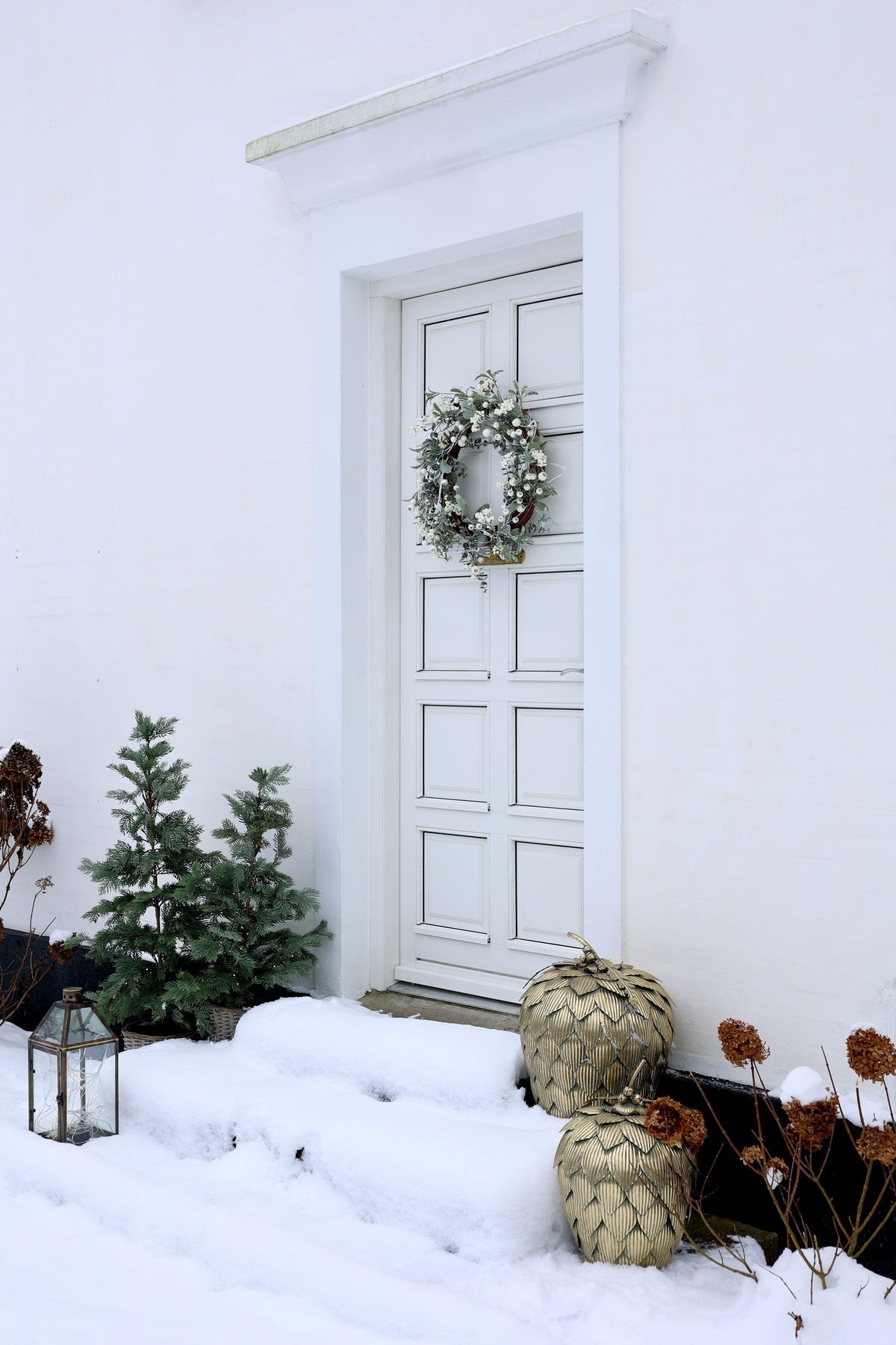 LED Tannenbaum mit Korb, 90 cm, grün – 60 Lichter