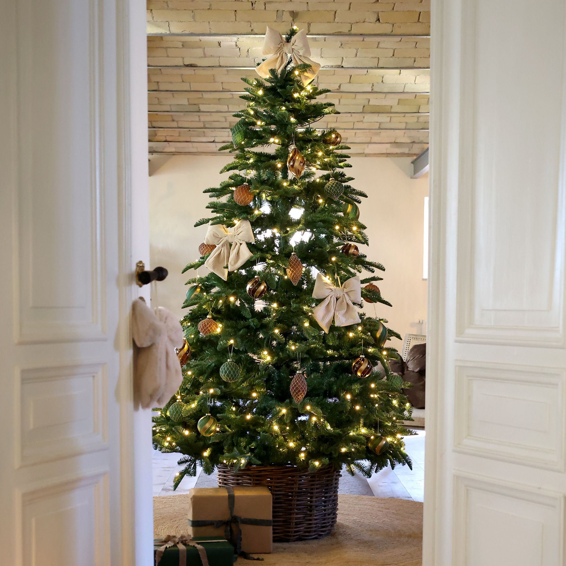 LED-Weihnachtsbaum mit 400 Lichtern, 210 cm Höhe