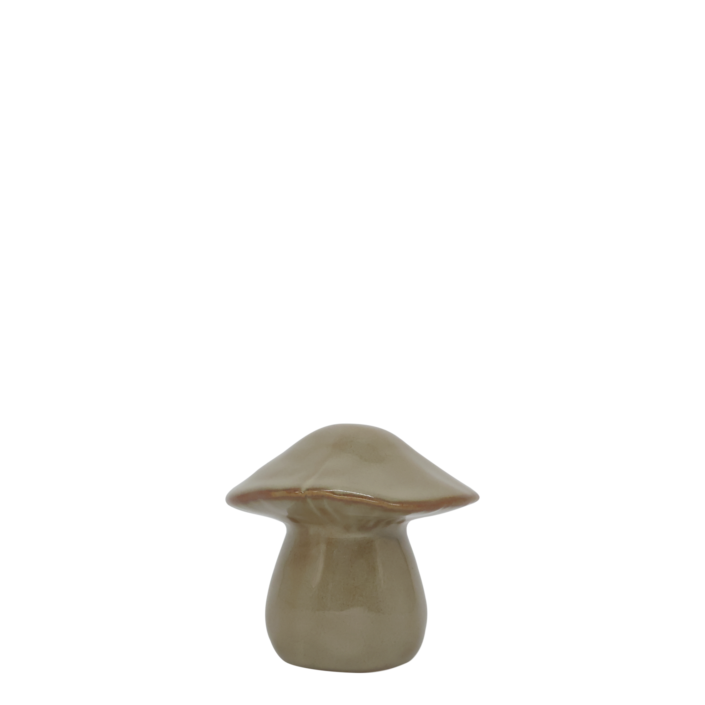 Keramik Pilz Deko 7 cm hoch – Landhausstil
