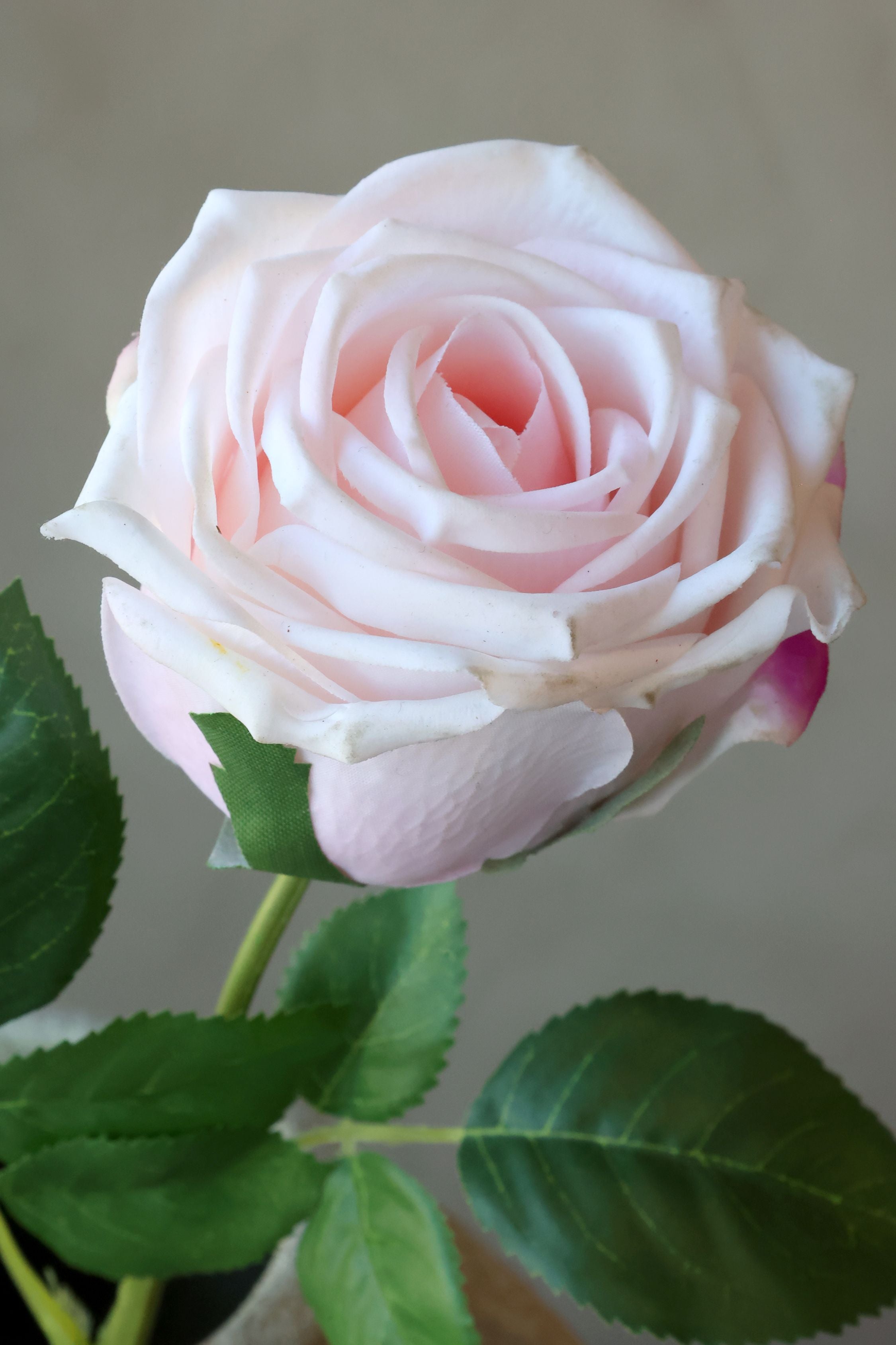 Kunstblume Fleur Rose Silk Touch, Höhe 43 cm, rosa