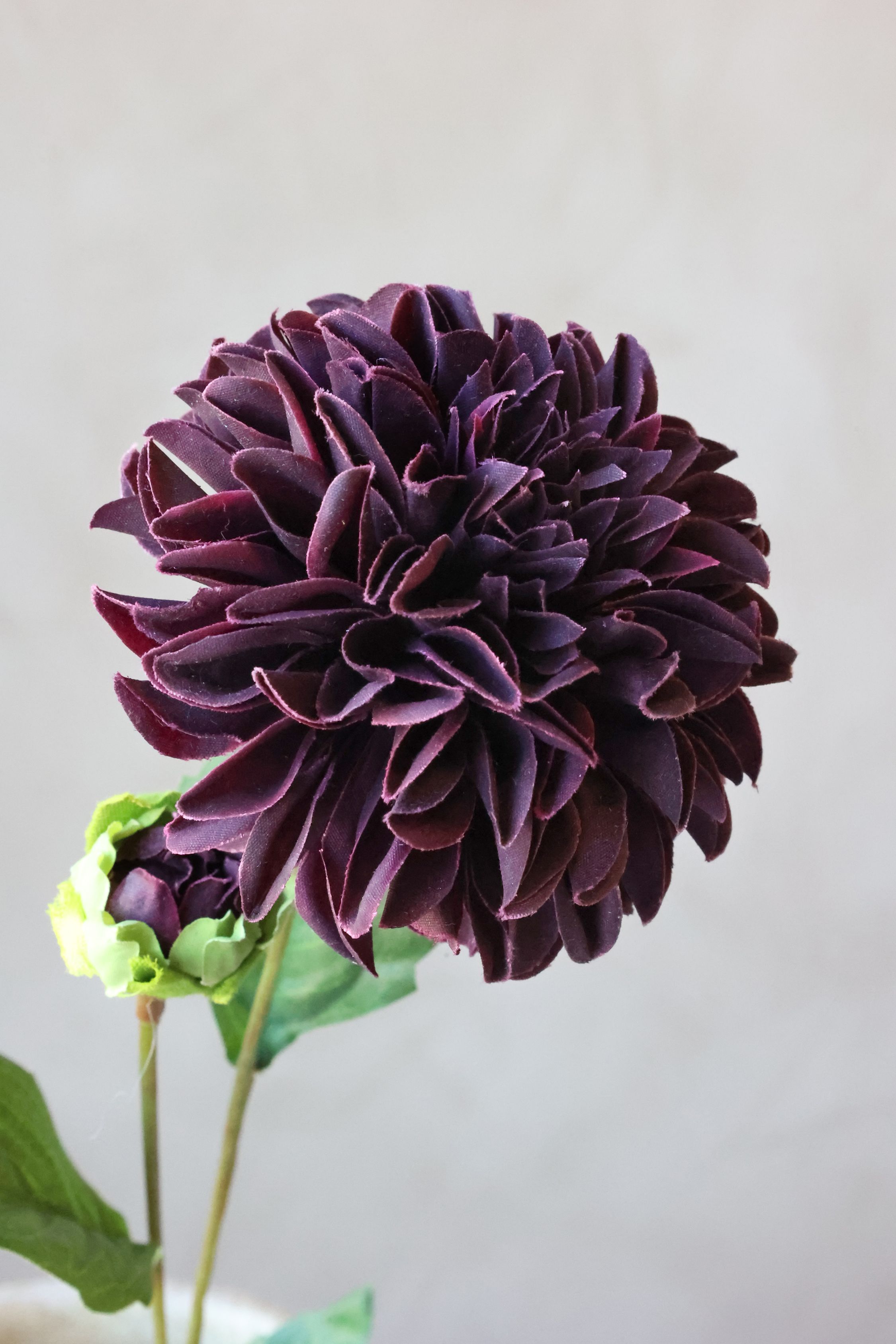 Dahlie Kunstblume bordeaux 44 cm