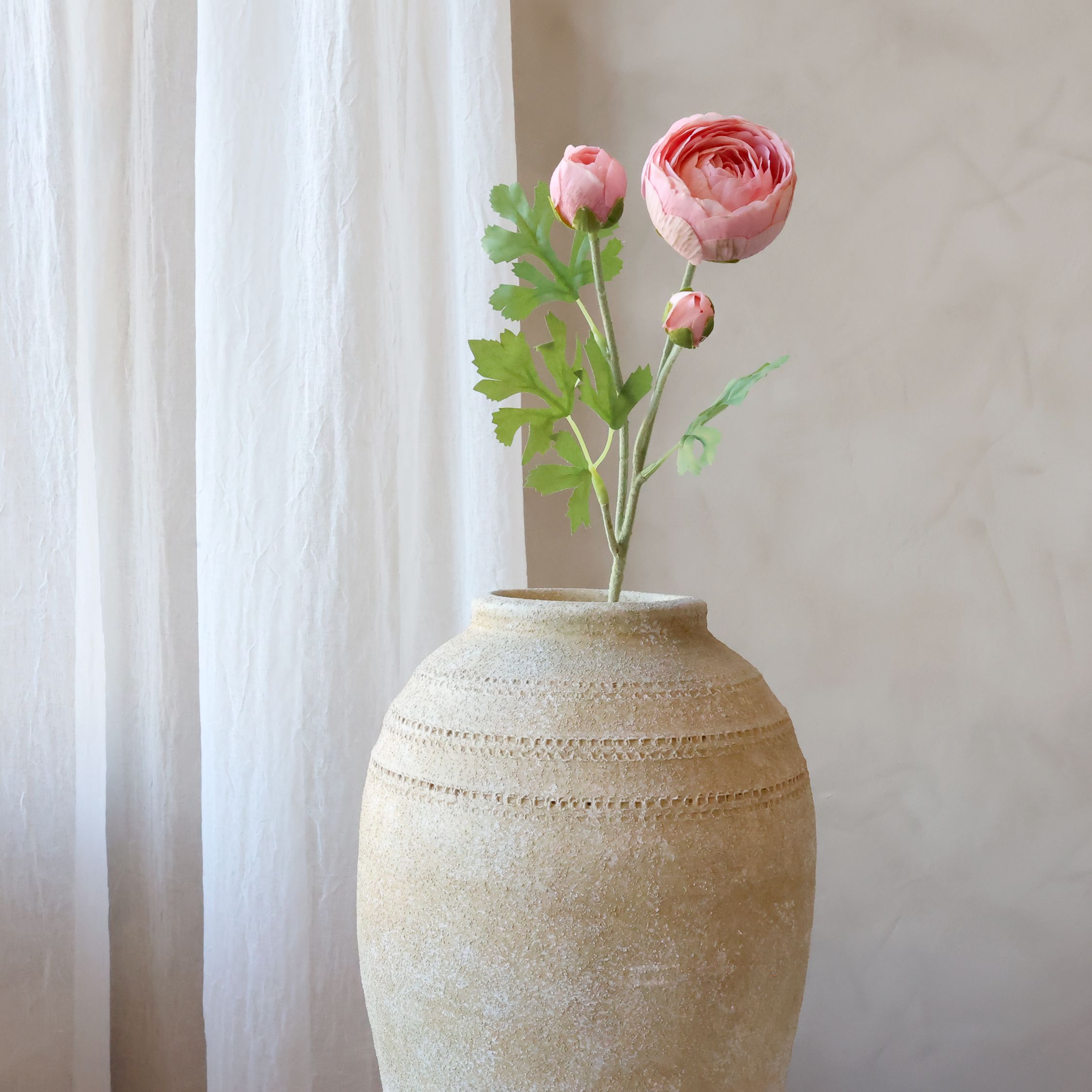 Fleur Butterblume Silk Touch Kunstblume rosa 52 cm