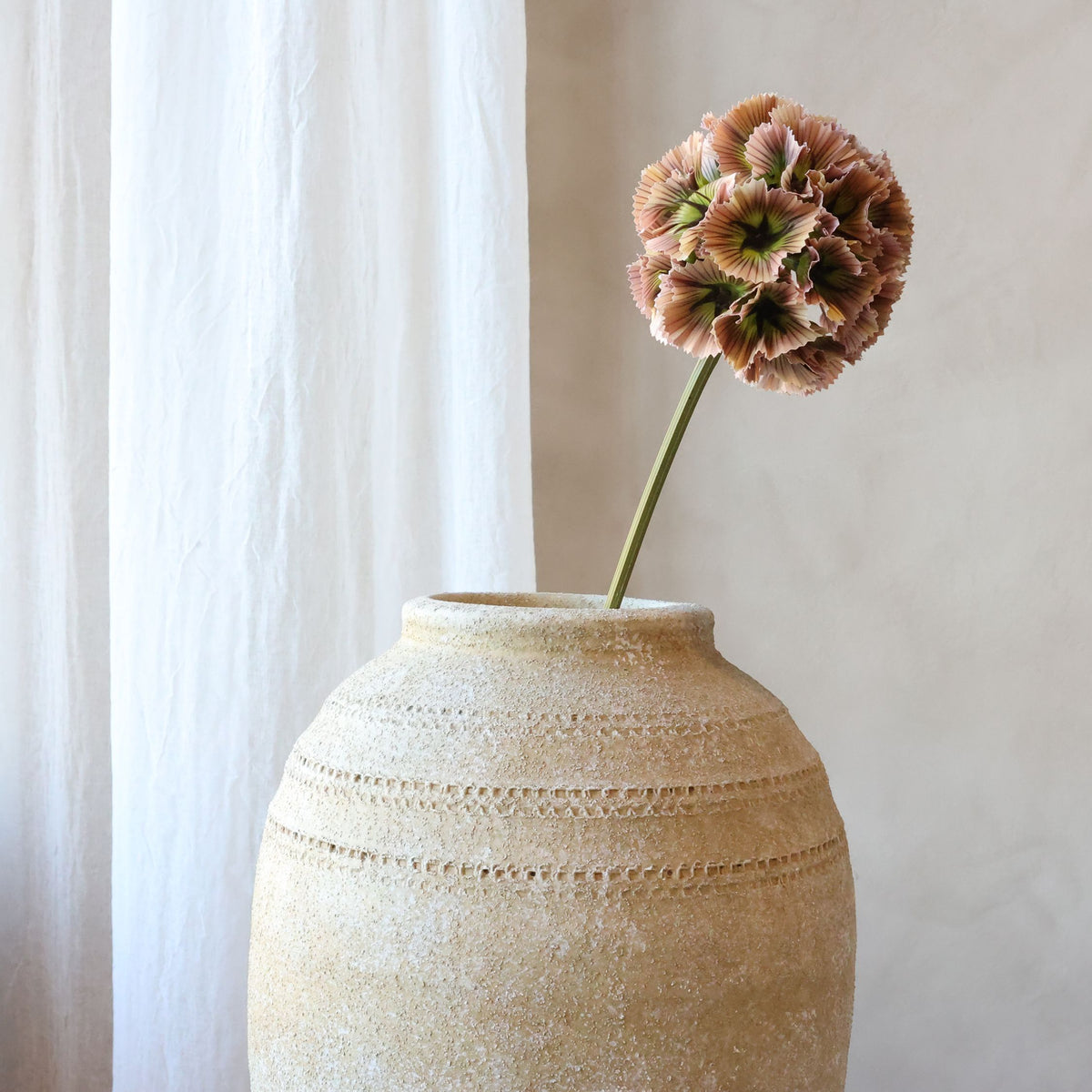 Kunstblume Fleur Stern-Skabiose in Dusty Rose, 55 cm