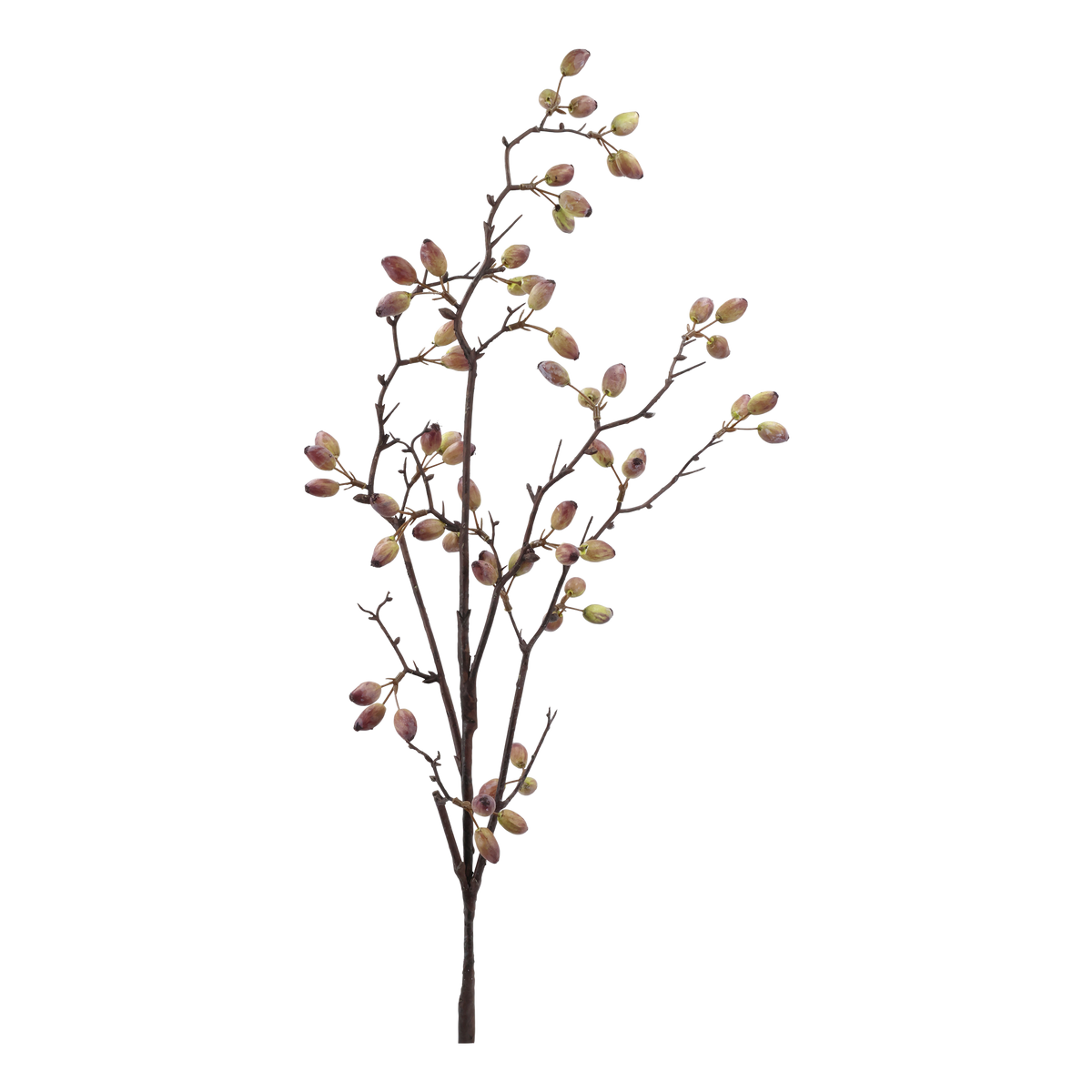 Dekozweig mit Beeren in Dusty Rose, 96 cm