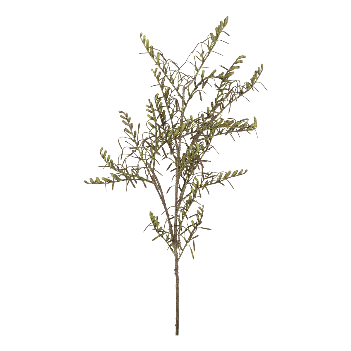 Kunstzweig Fleur mit Blüten, 94 cm hoch, Grün