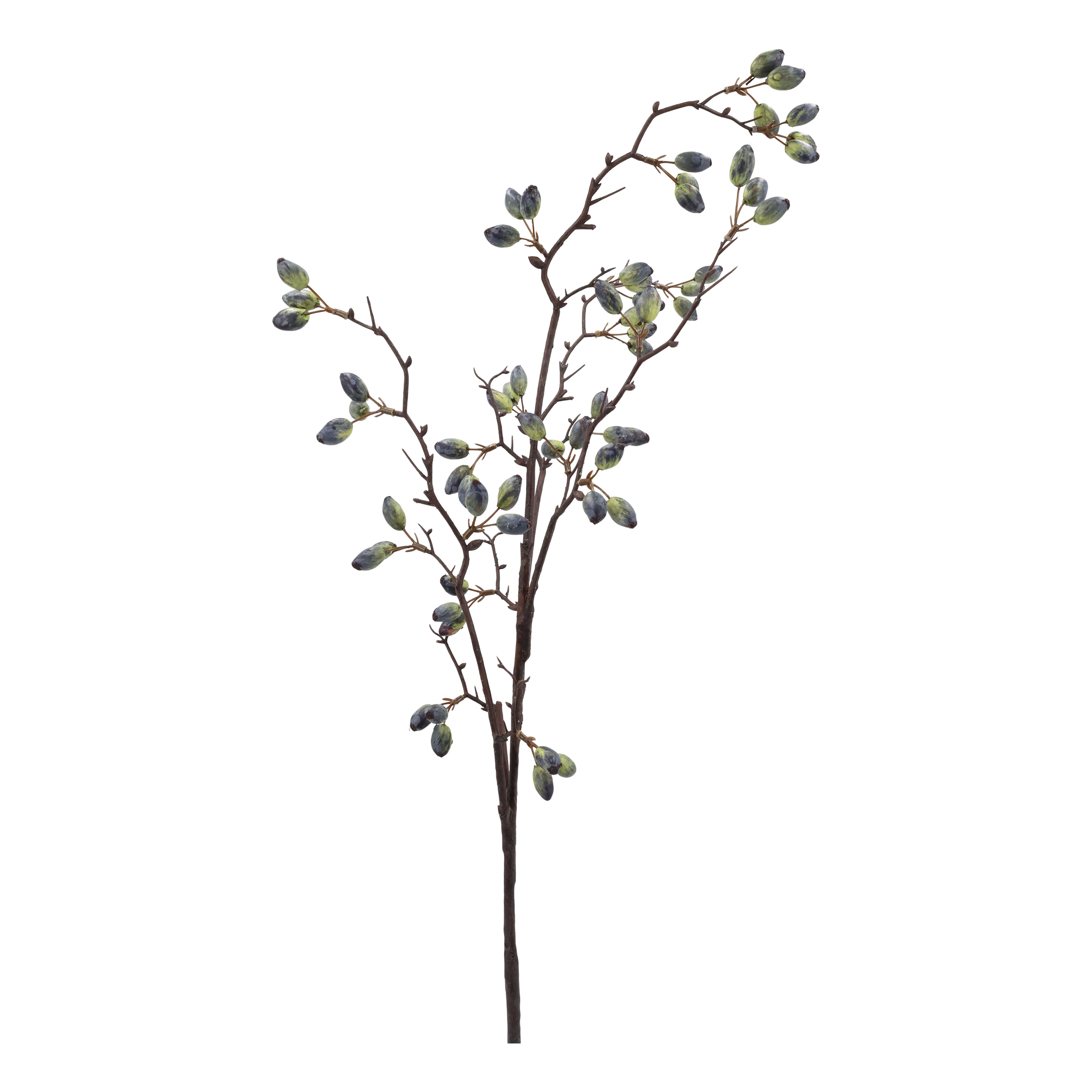 Fleur Zweig mit Blaubeeren, 96 cm, midnight