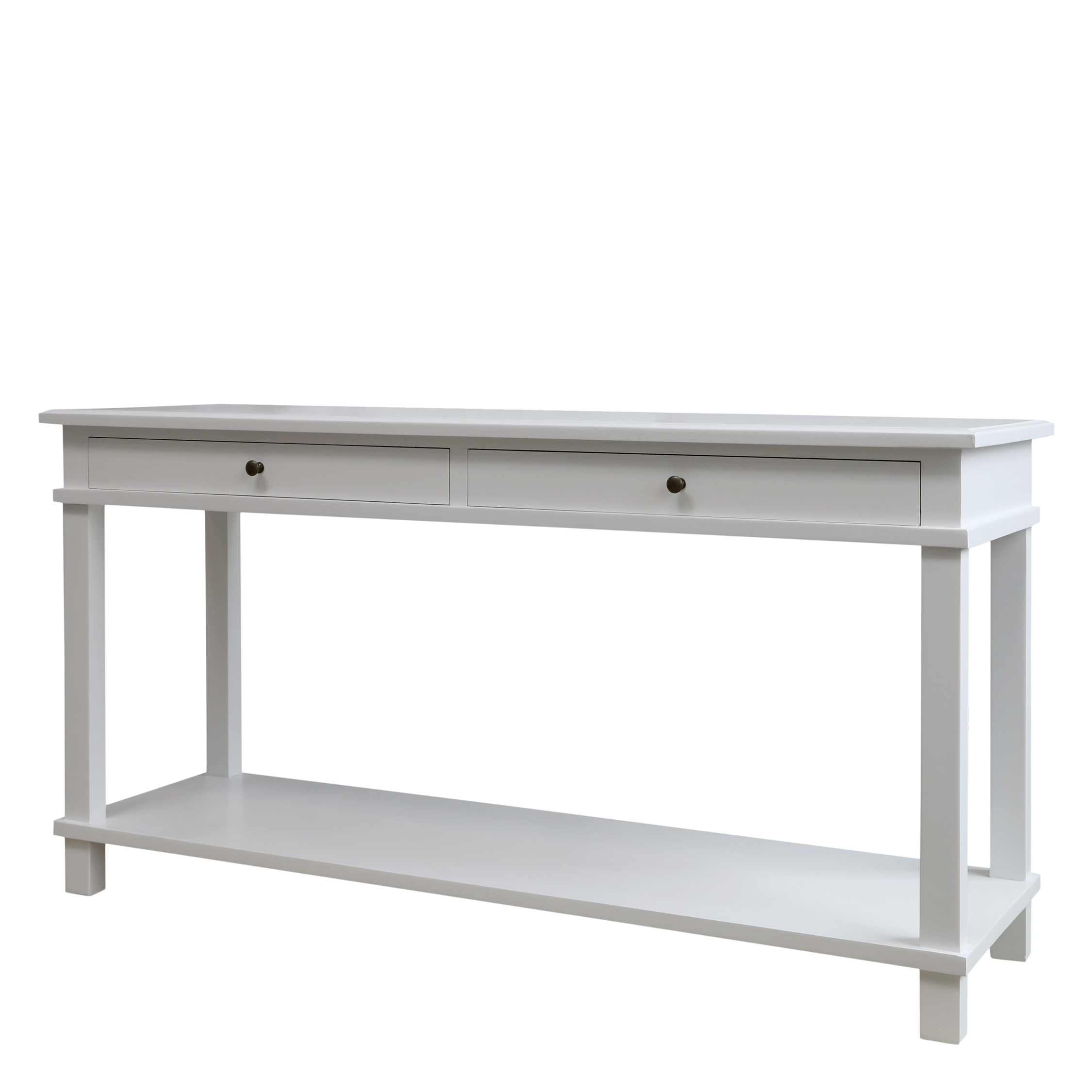 Weiße Kommode Marseille, Pappelholz, 158 cm lang