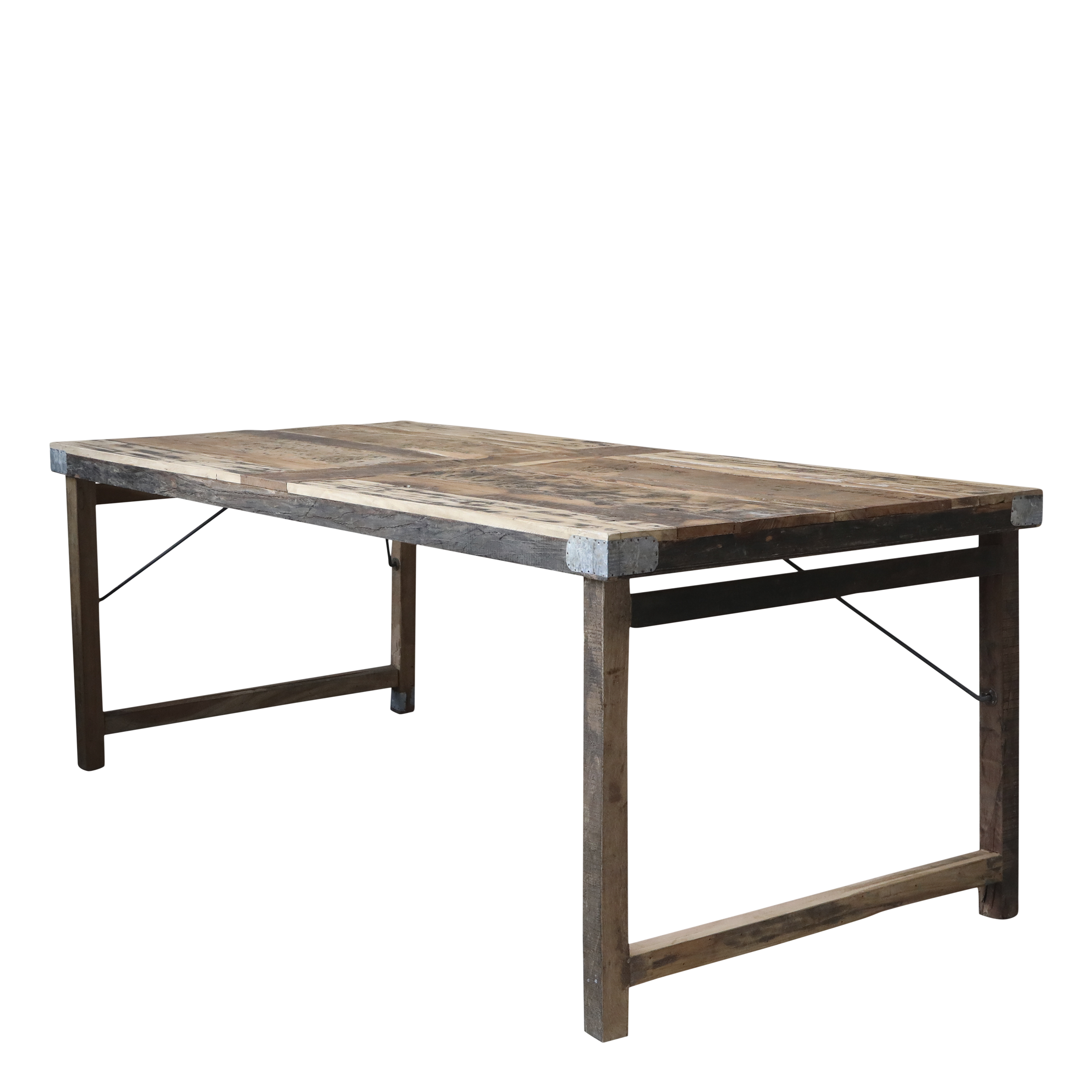 Holztisch Grimaud, Recyclingholz, 200 cm lang