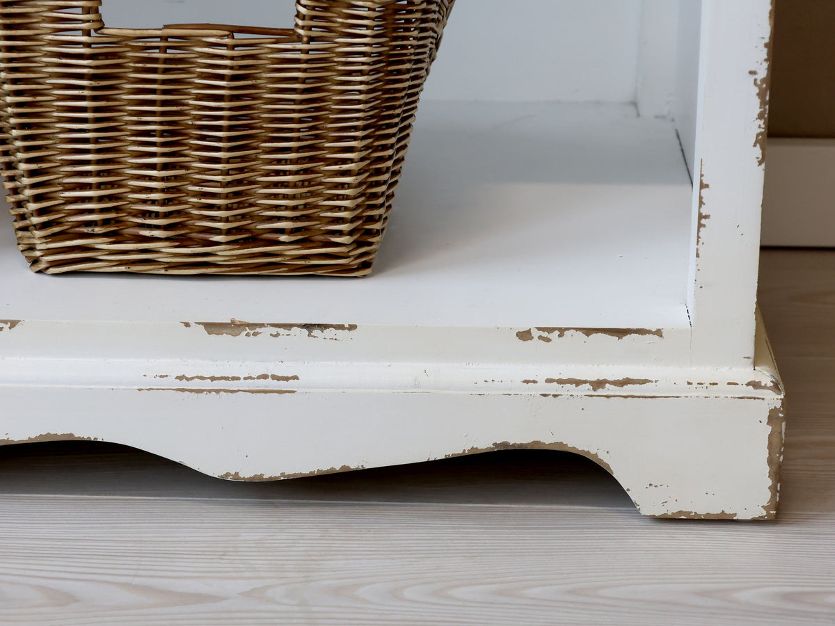 Regal mit 5 Böden und Dekor in Antique Creme – 200 cm hoch