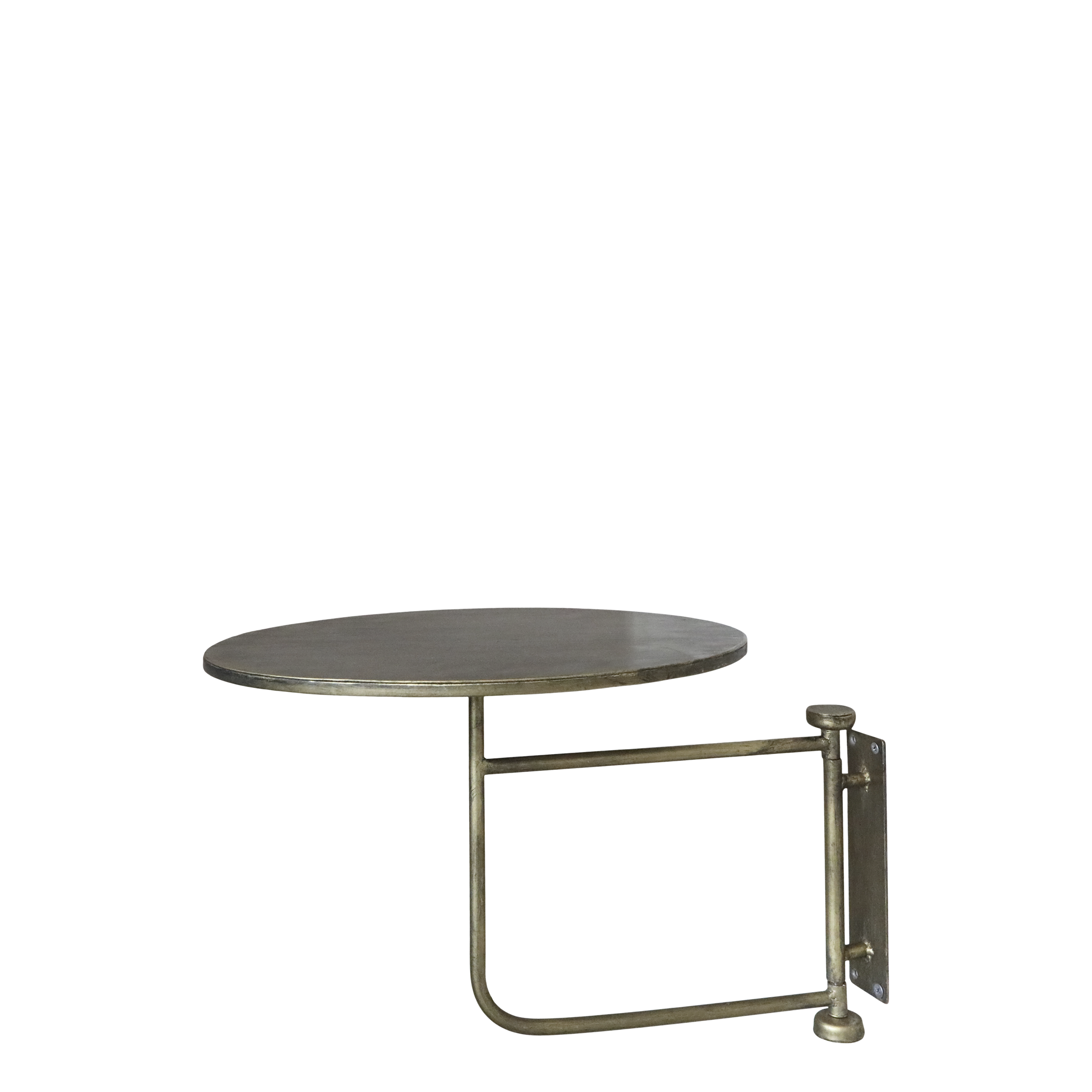 Wandtisch aus Eisen antique messing 41 cm hoch