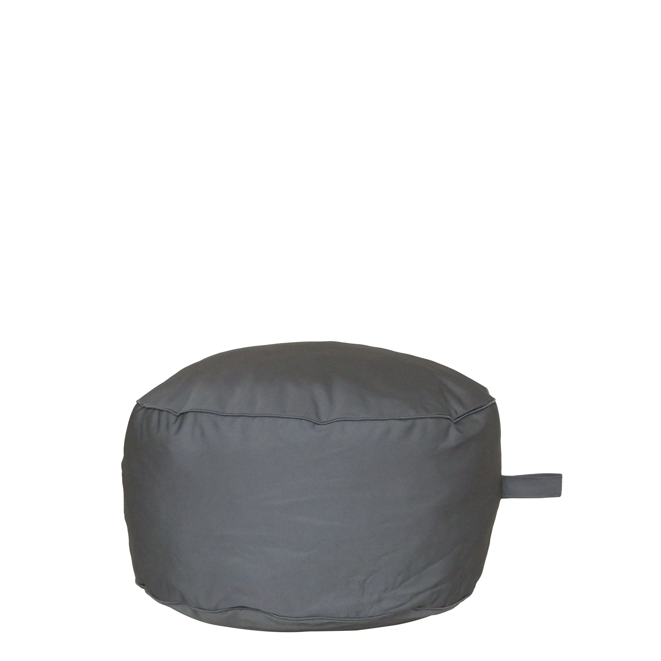 Gartenmöbel Lounge Puff für draußen, Kohle, 60 cm