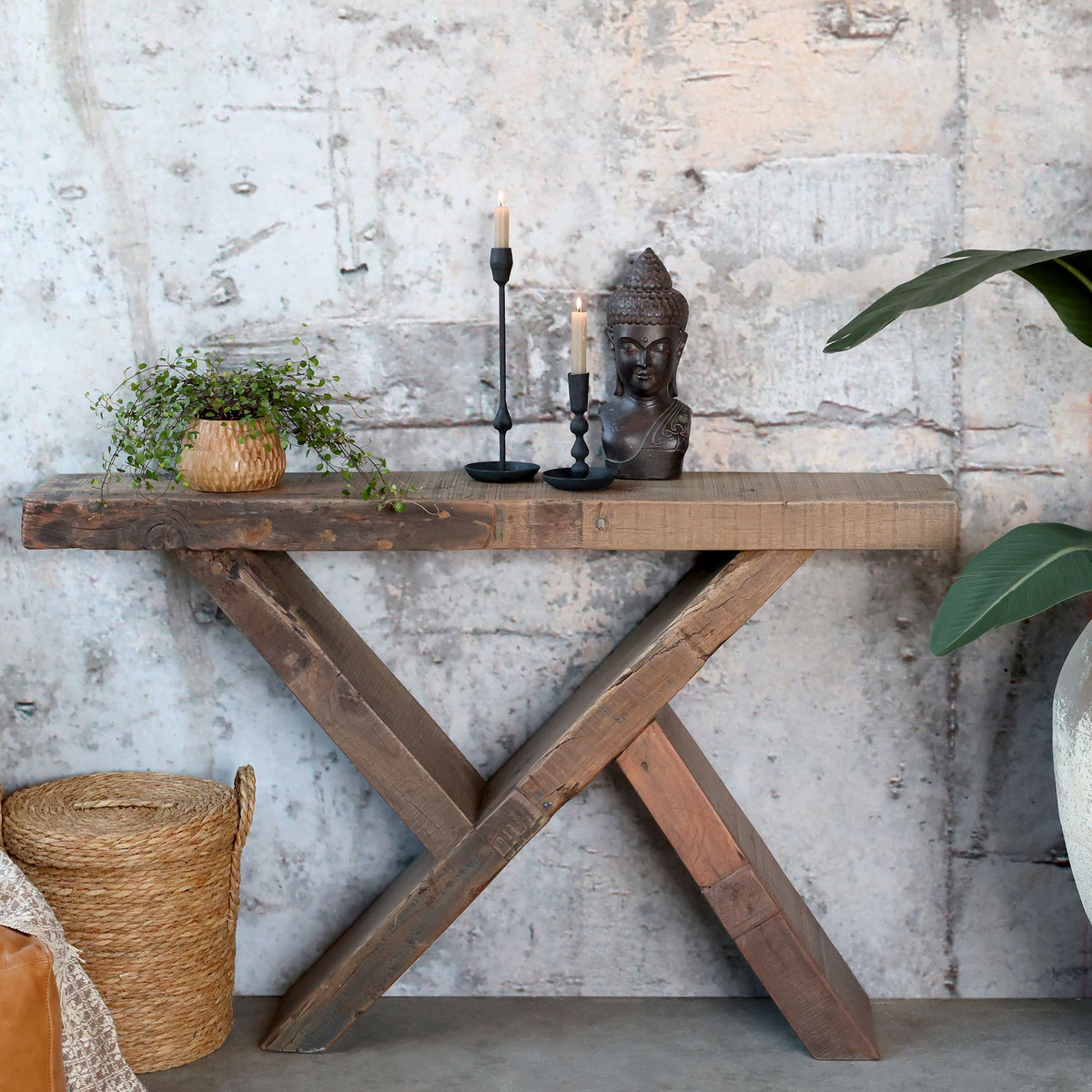 Grimaud Anrichtetisch aus Recyclingholz, 122 cm lang