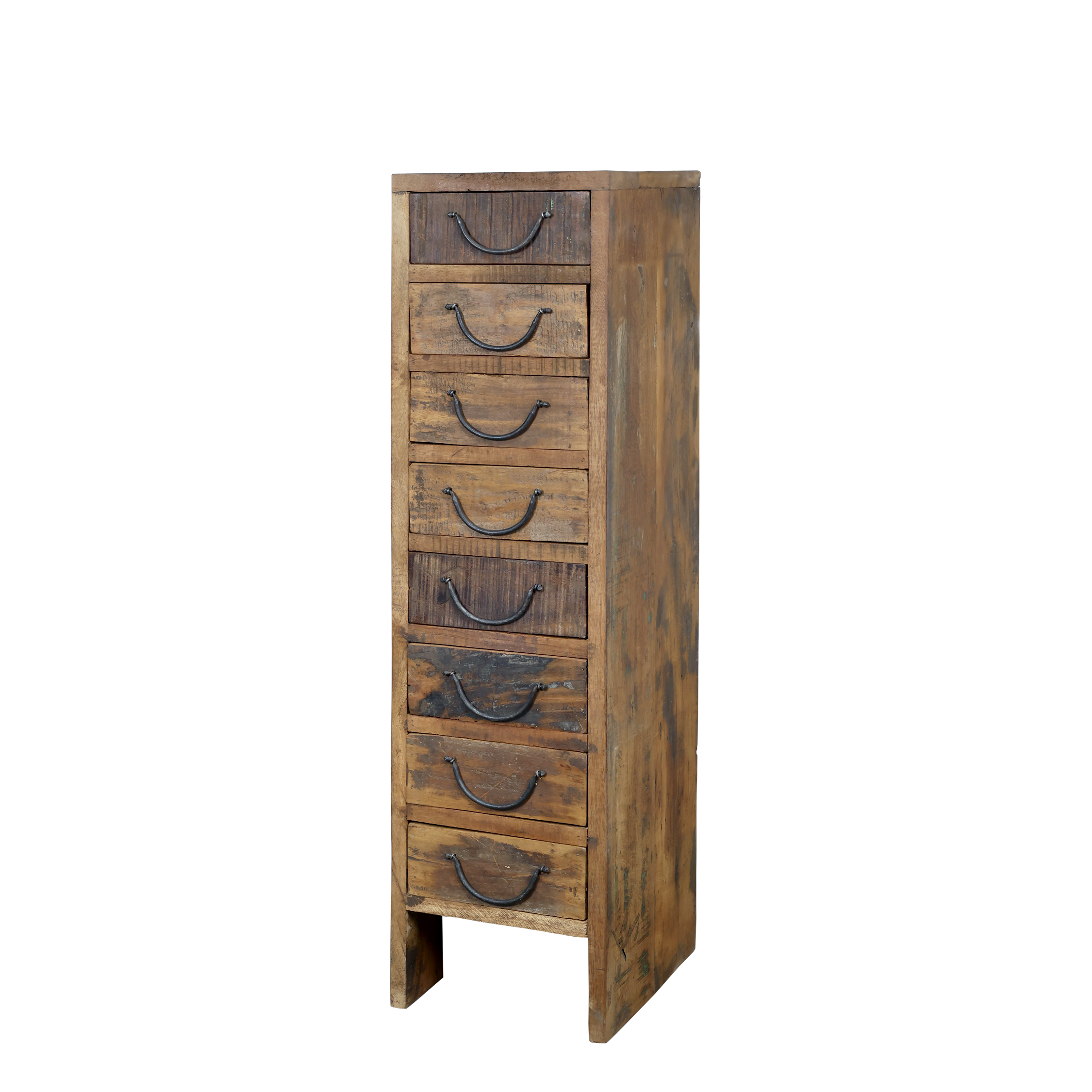 Grimaud Chest of Drawers w. 8 drawers H95/L30/W25 cm nature