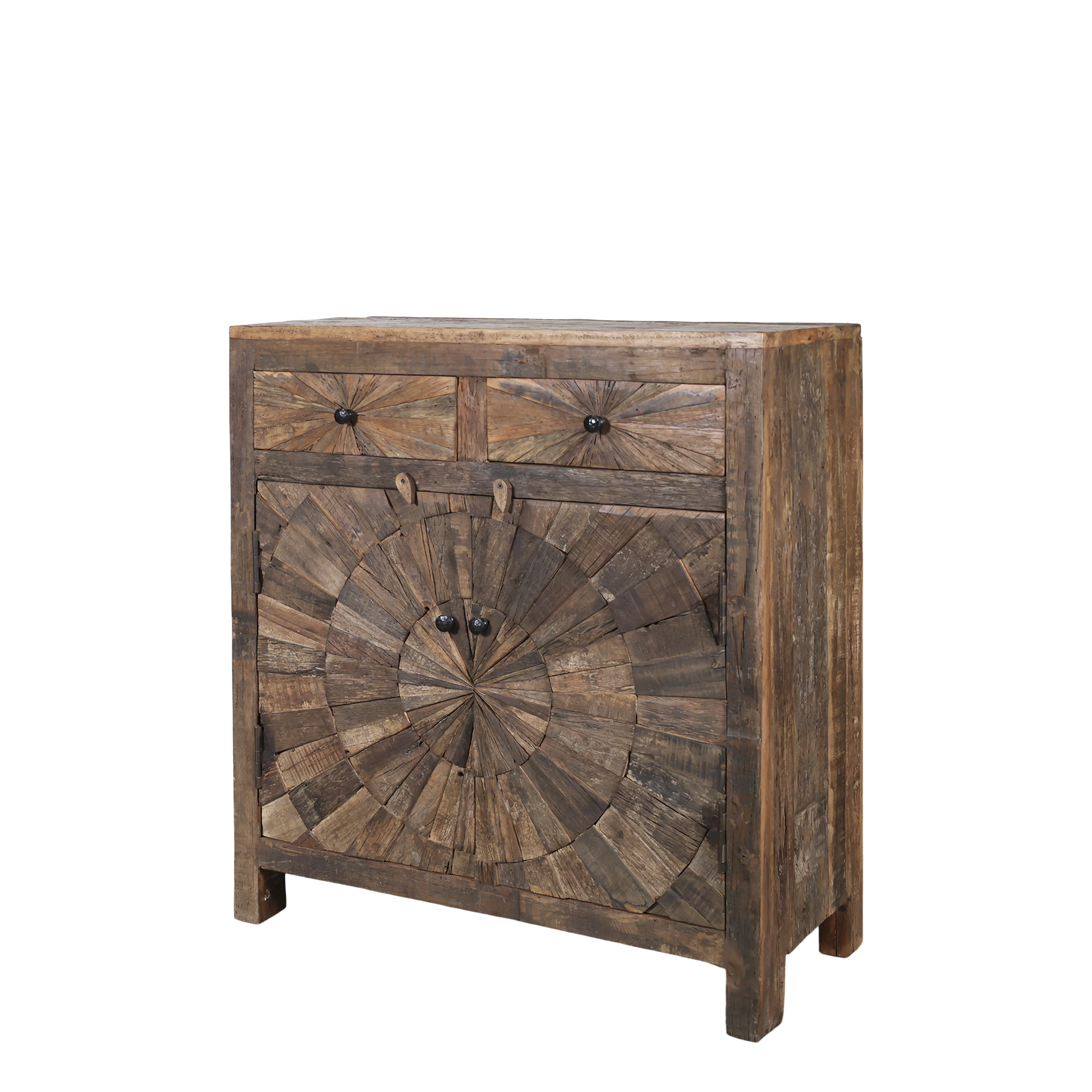Grimaud Cabinet w. doors and drawers H100/L90/W41 cm nature