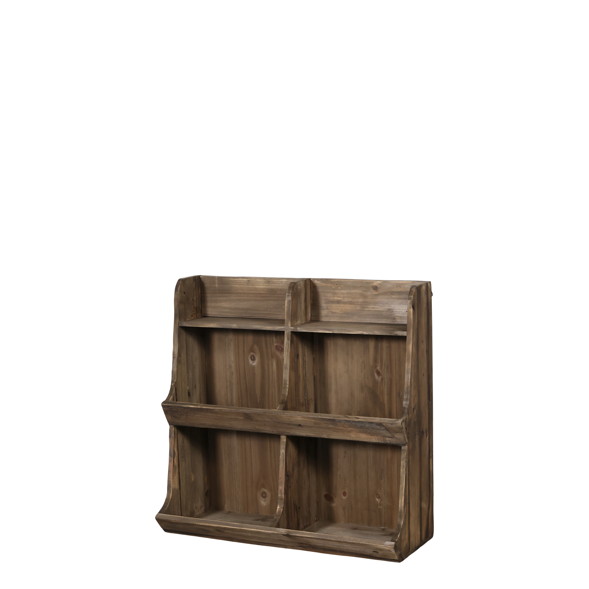 Shelving Unit w. 6 compartments H61.5/L63/W25.5 cm nature