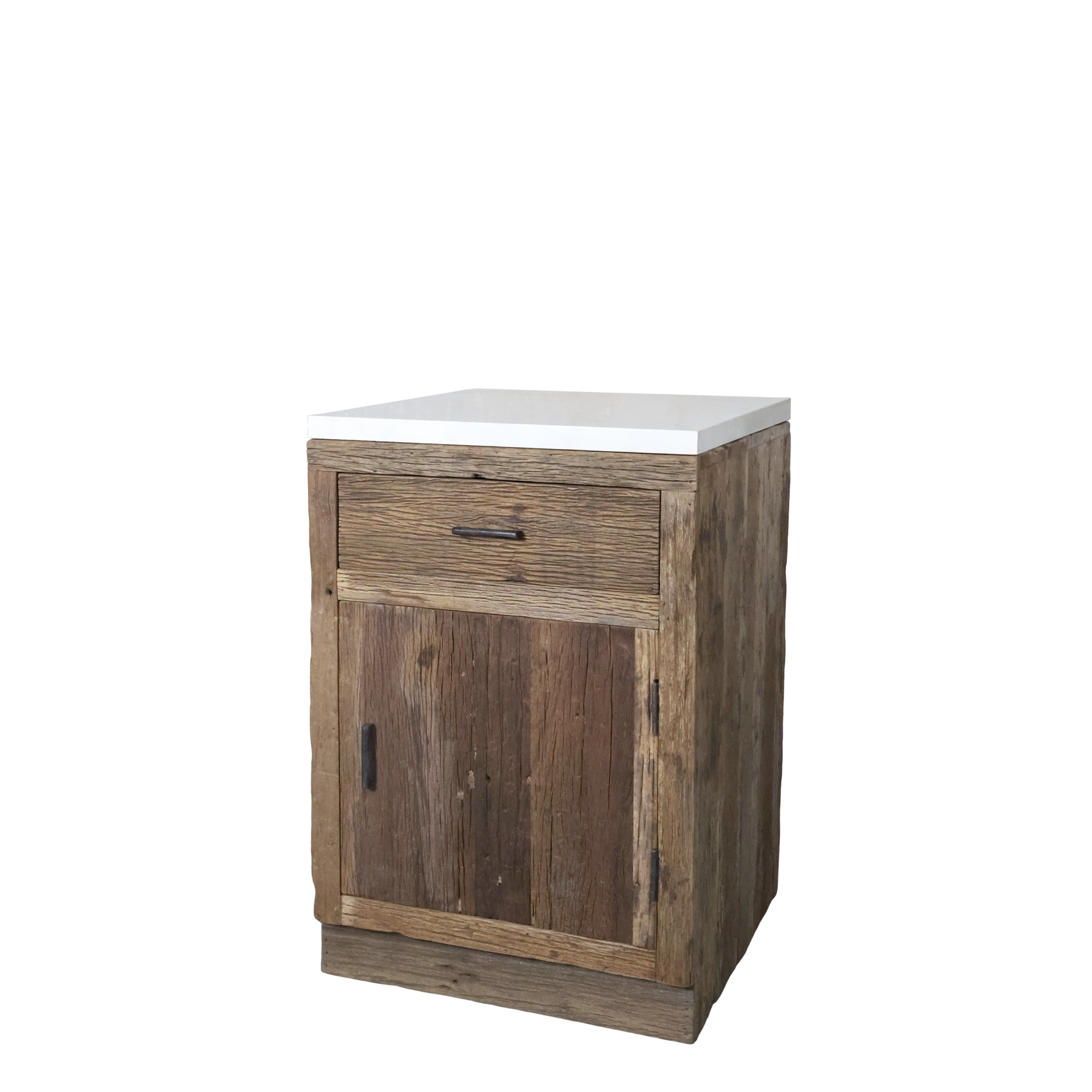 Grimaud Schrank mit Marmorplatte, 60 cm breit, natur