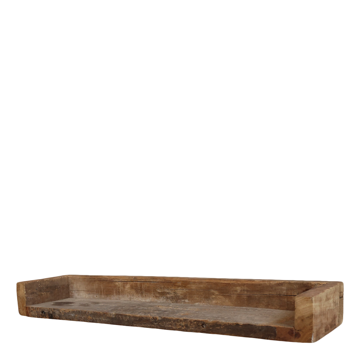 Altes Regal aus Holz, 60 cm lang, natur