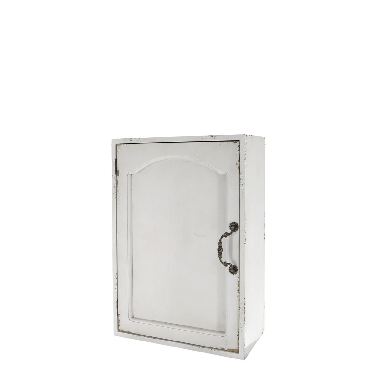 Wandschrank für Schräge aus Tannenholz, antique creme