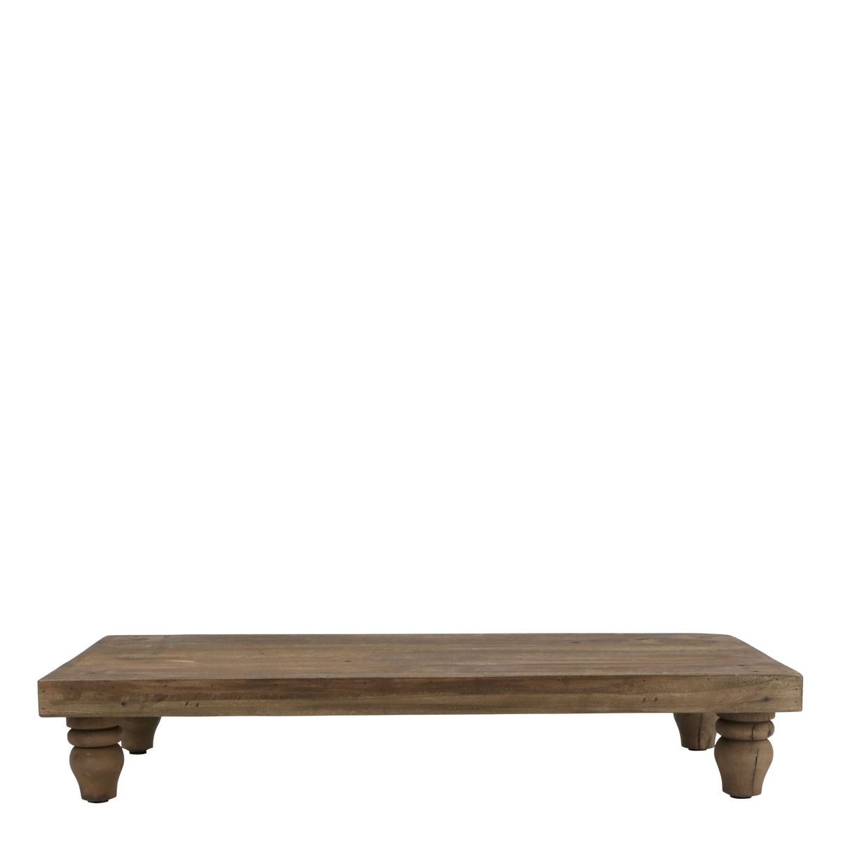 Aufsatz aus Recyclingholz, 74 cm lang, natur