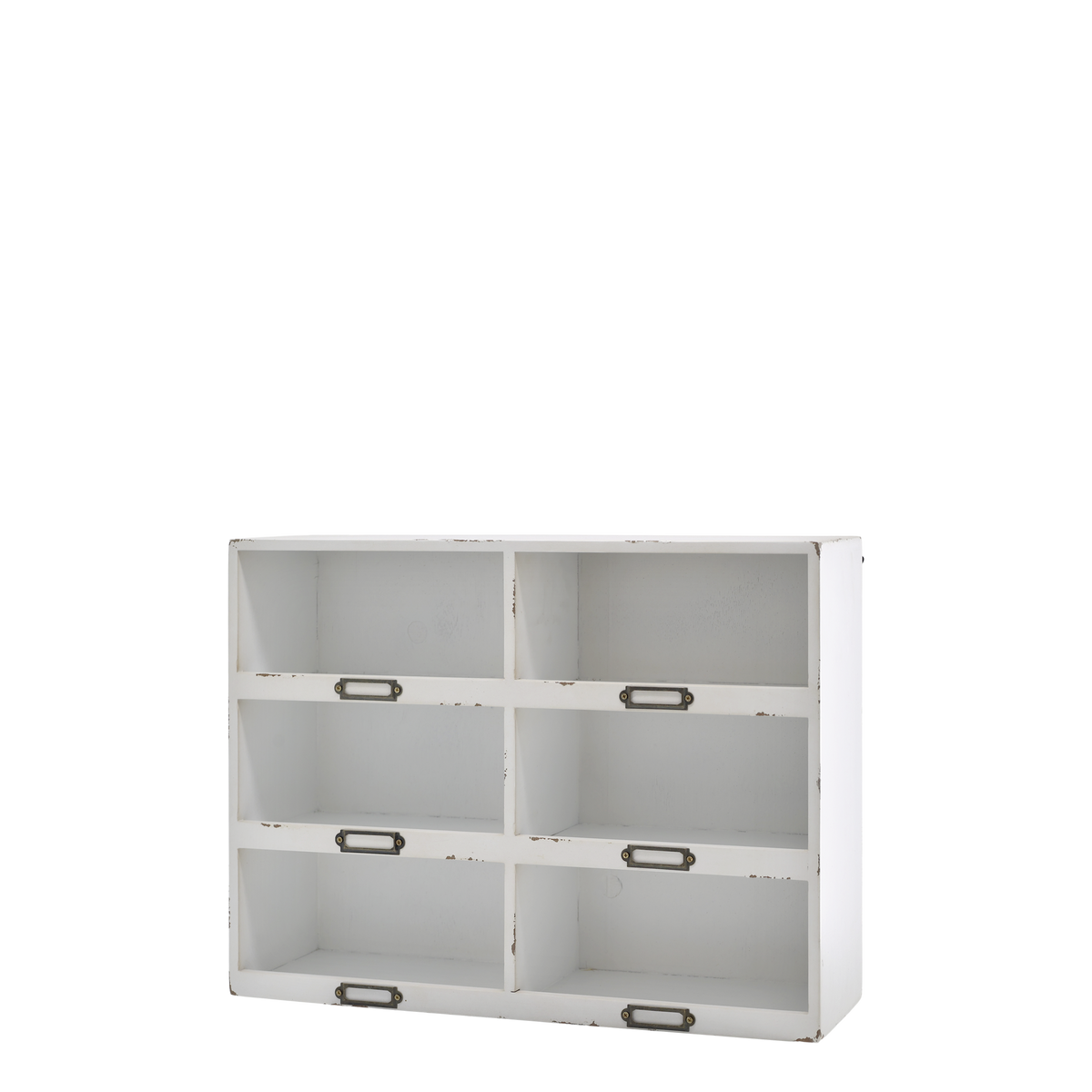 Sortierregal mit 6 Fächern, 37 cm hoch, antique creme