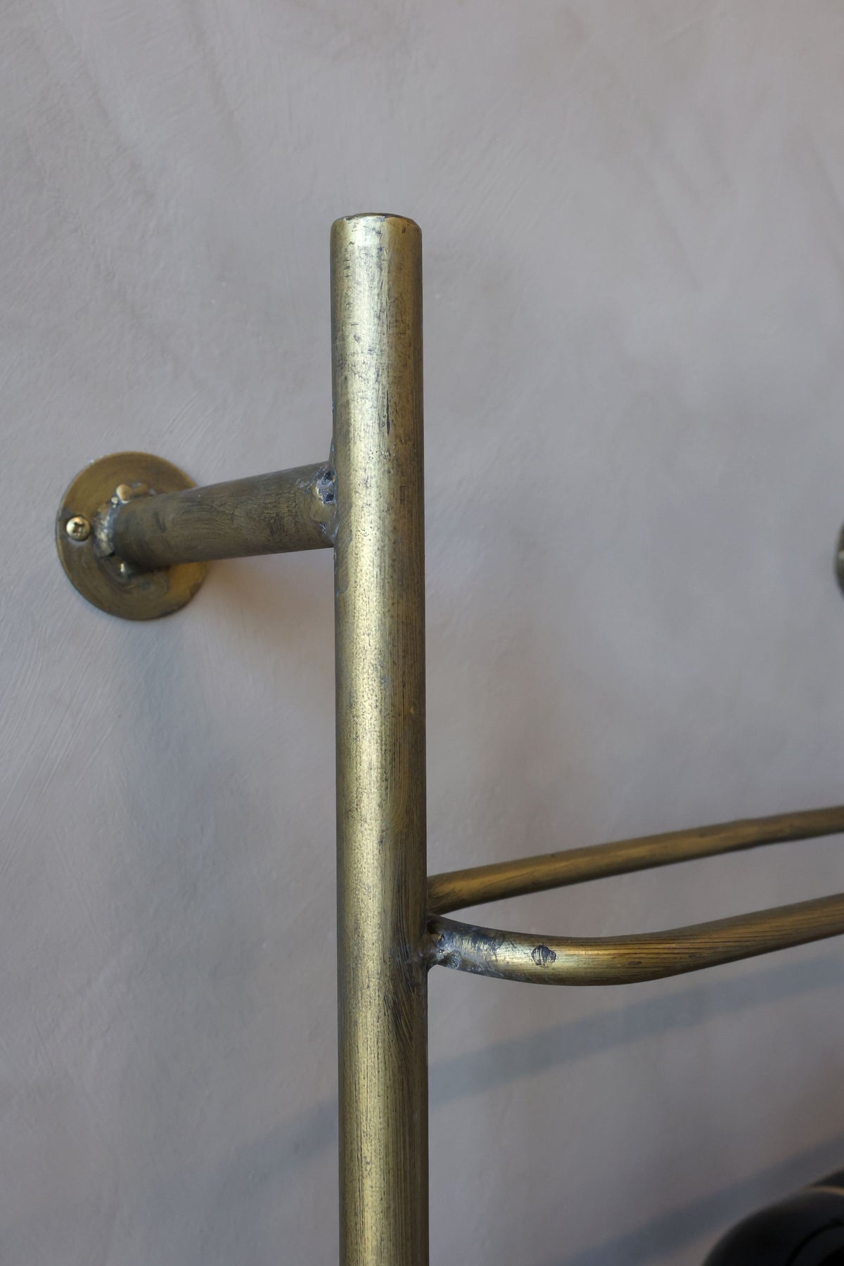 Weinständer mit 8 Fächern, Eisen, Antique Messing, 180 cm