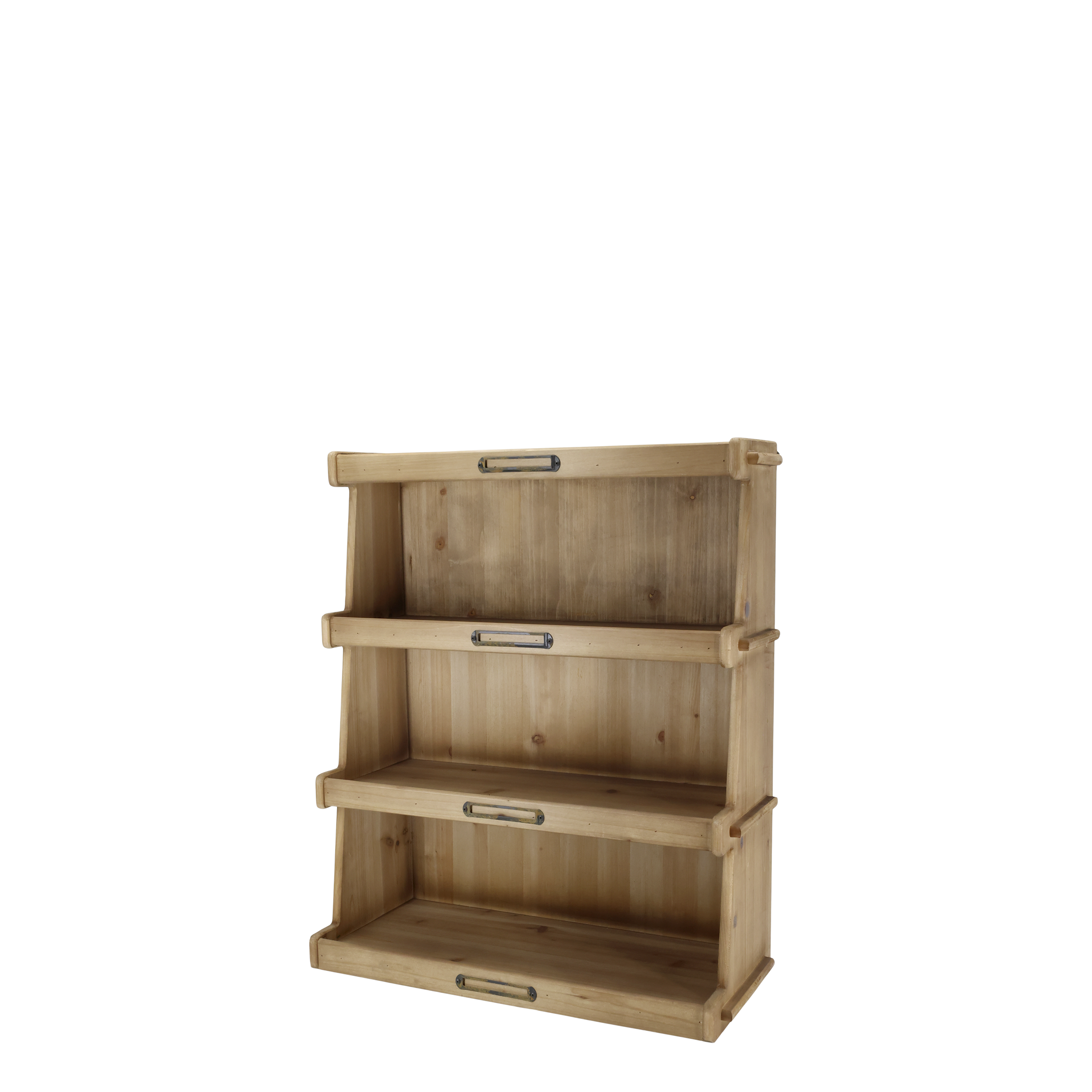 Shelving Unit w. 4 shelves H73/L63/W26.5 cm nature