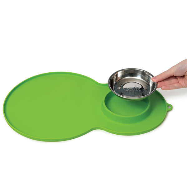 CATIT Silikonmatte Erdnuss - 46 x 29 cm - Grün