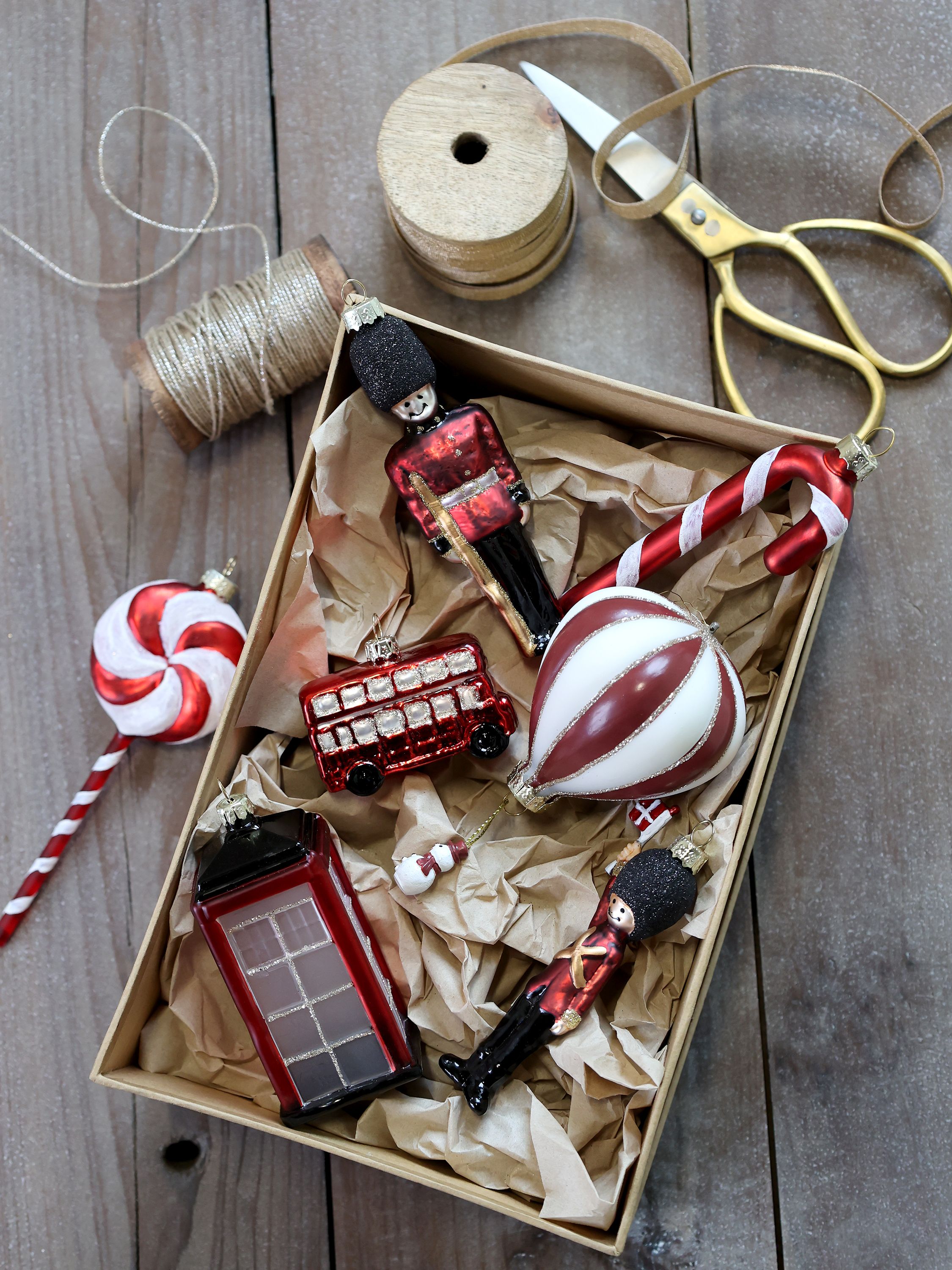 Ostereier zum Aufhängen, antique cherry, 3er Set