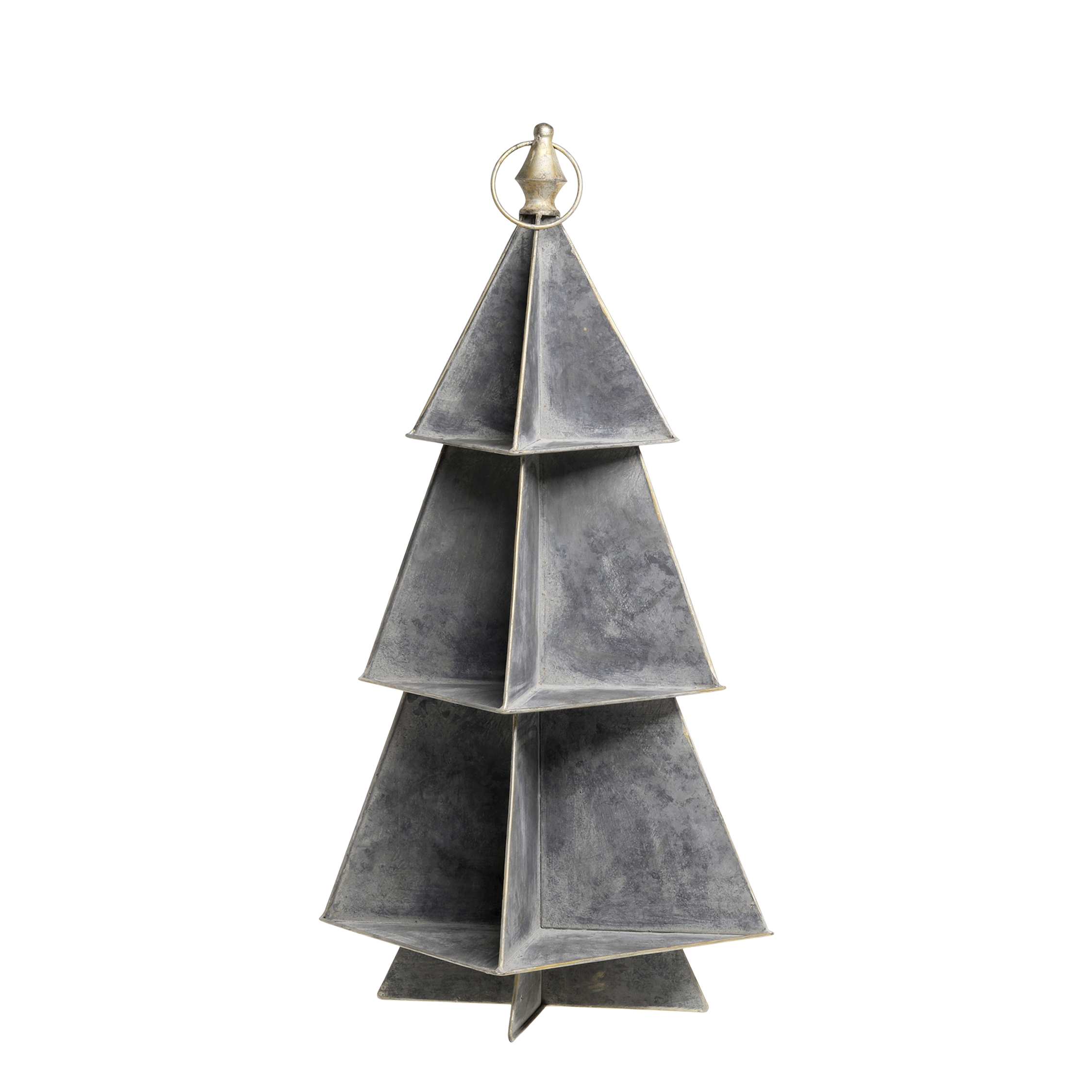 Aufsatz Weihnachtsbaum, Eisen, Zink, 67 cm
