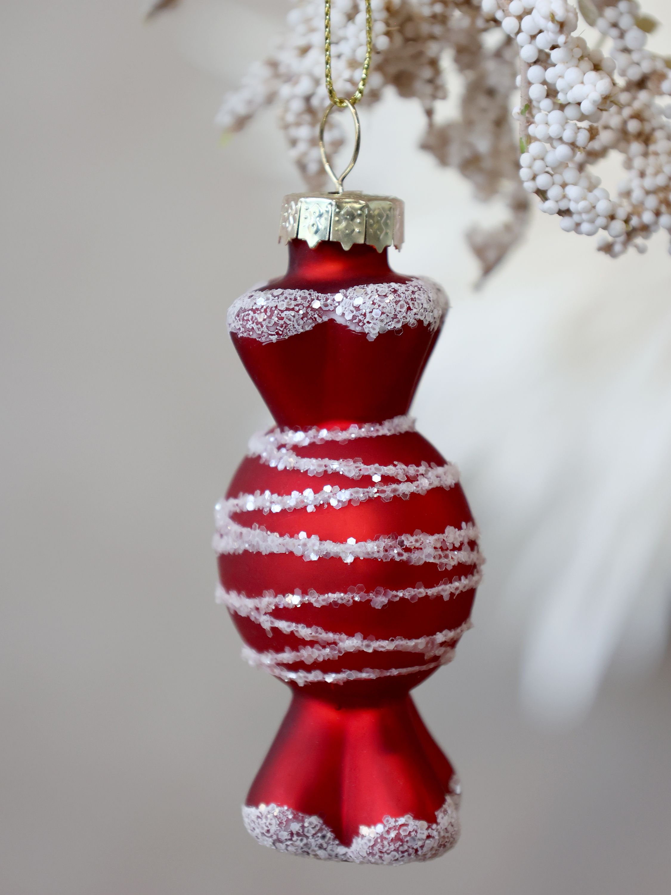 Ostereier zum Aufhängen – Karamell, Glas, Antique Cherry