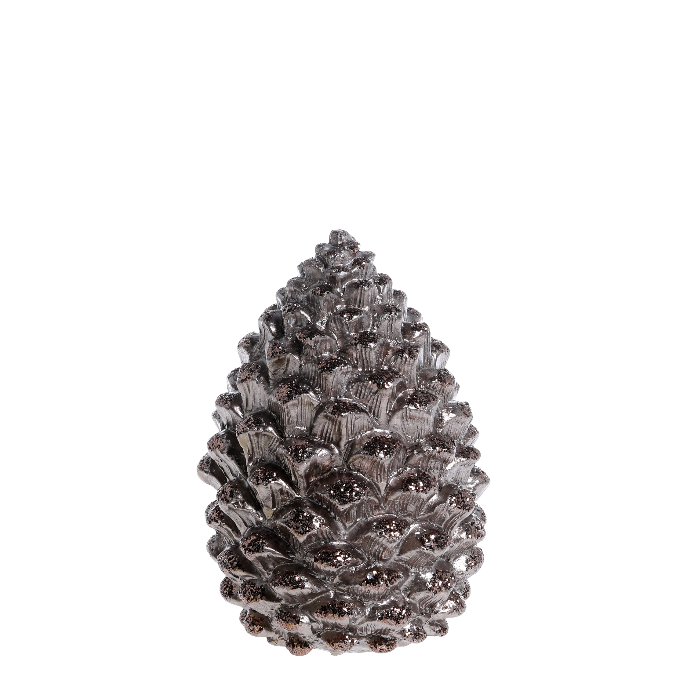 Cone for deco H15.5/D11 cm mocca