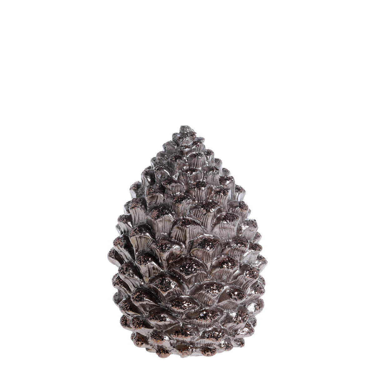 Deko für Regal: Zapfen aus Polyresin, 15,5 cm hoch
