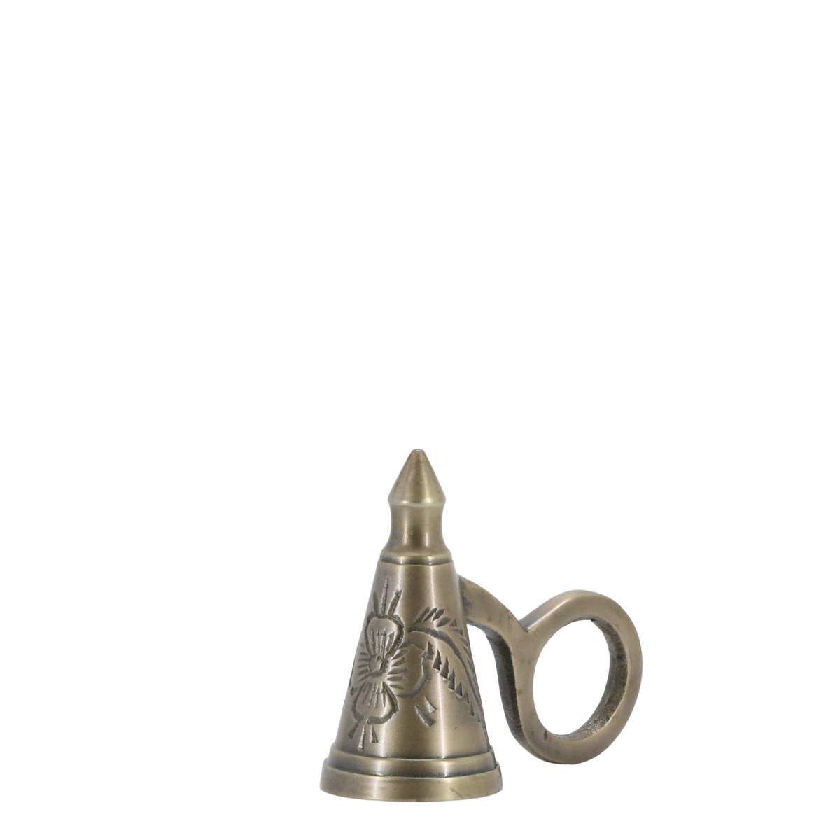 Löschhütchen aus Aluminium für Servietten, Antique Messing