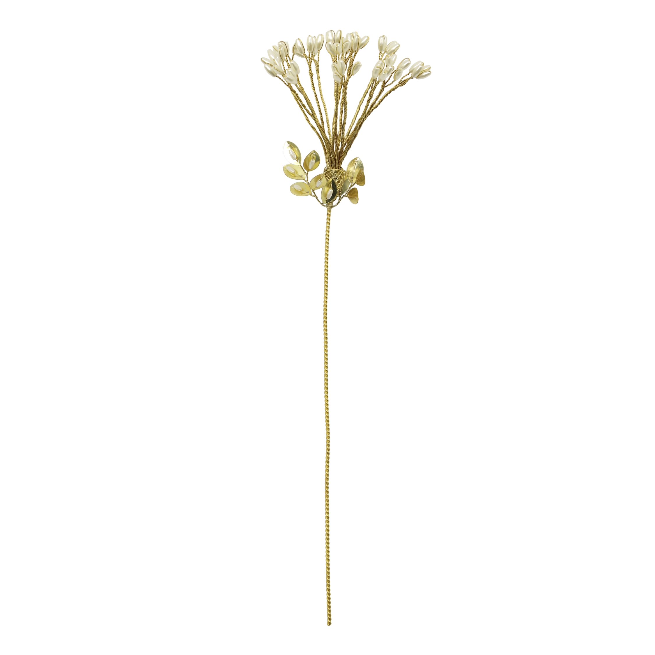 Dekoration auf Kommode: Blume mit Perlen, 36 cm