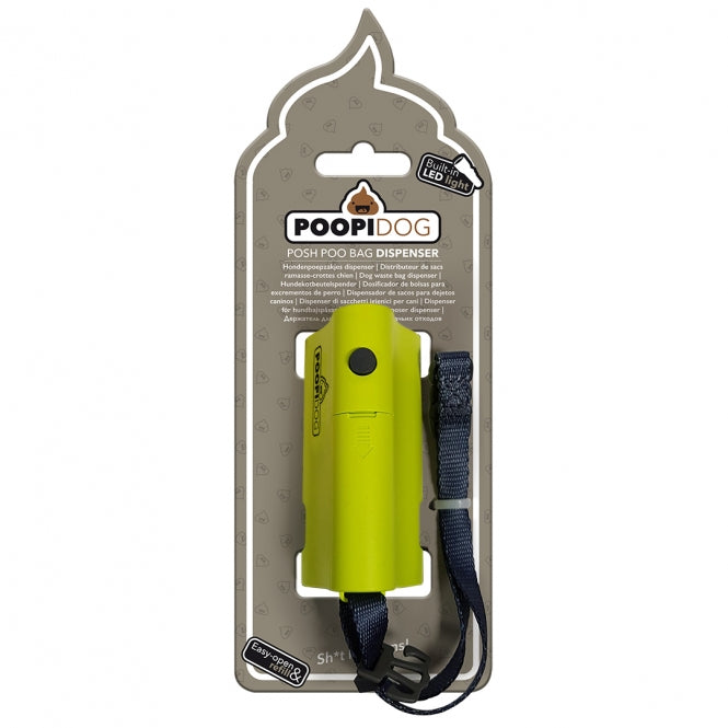 Poopidog Hundekotbeutelspender mit LED