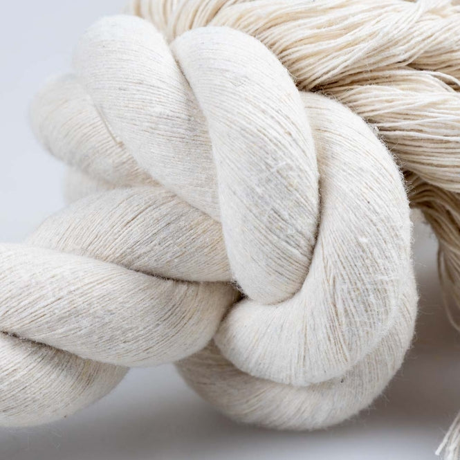 Duvoplus ECO Baumwollseil mit 4 Knoten - weiß