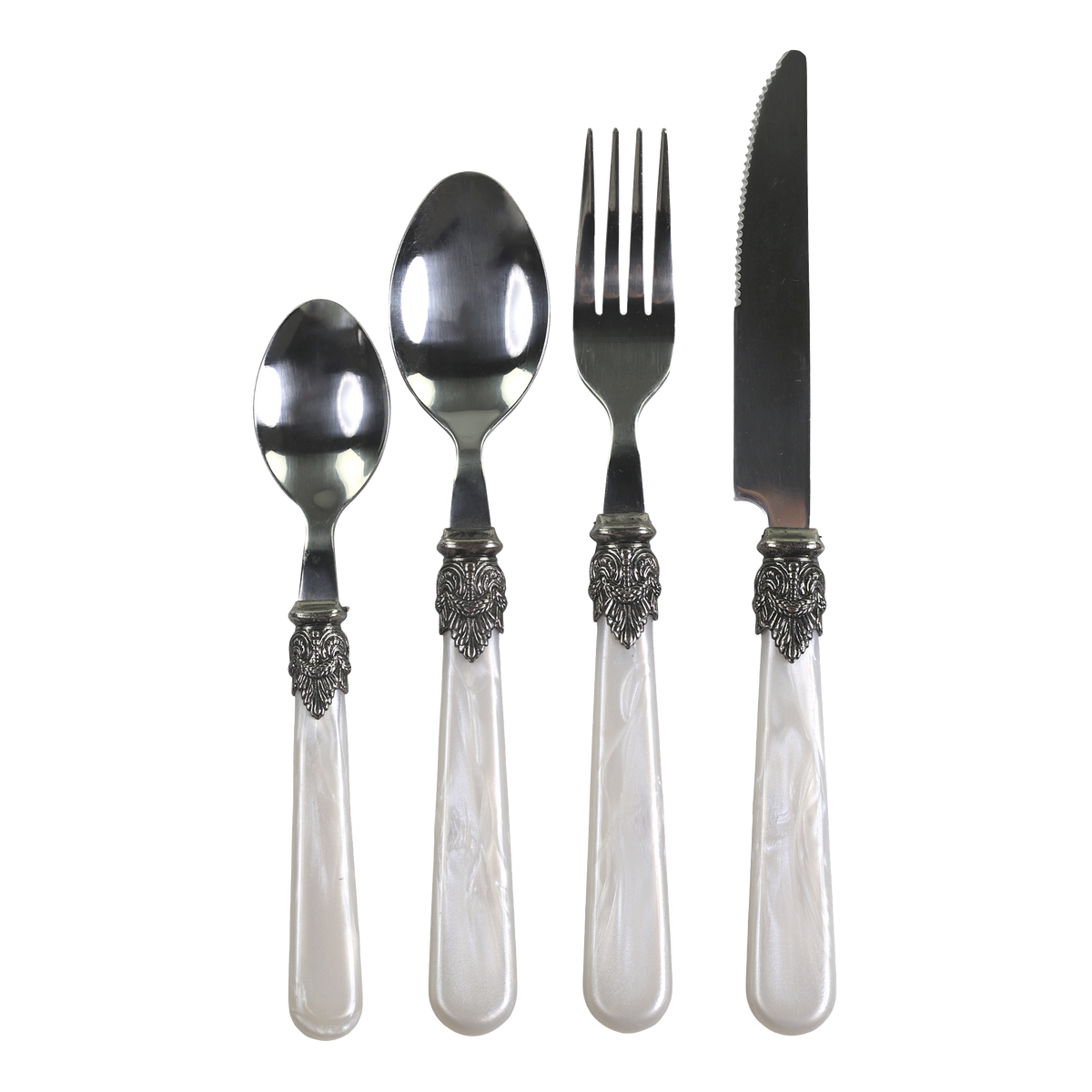 Linas Besteck mit Deko, 4-teilig, Länge 23 cm