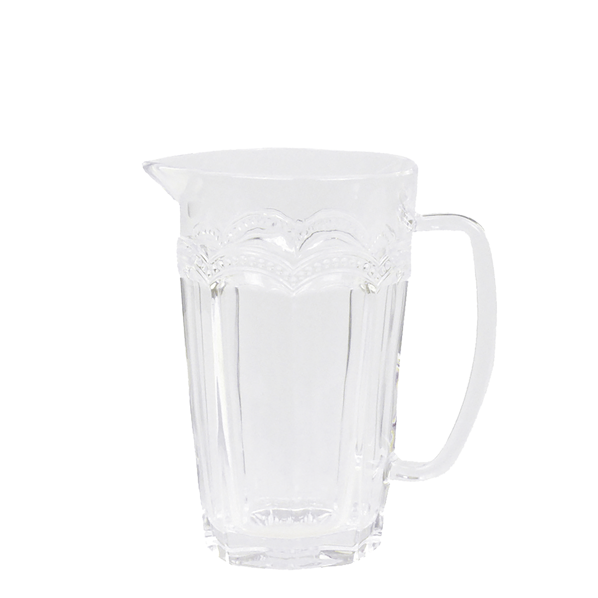Antoinette Kanne mit Perlenkante, Glas, 1100 ml