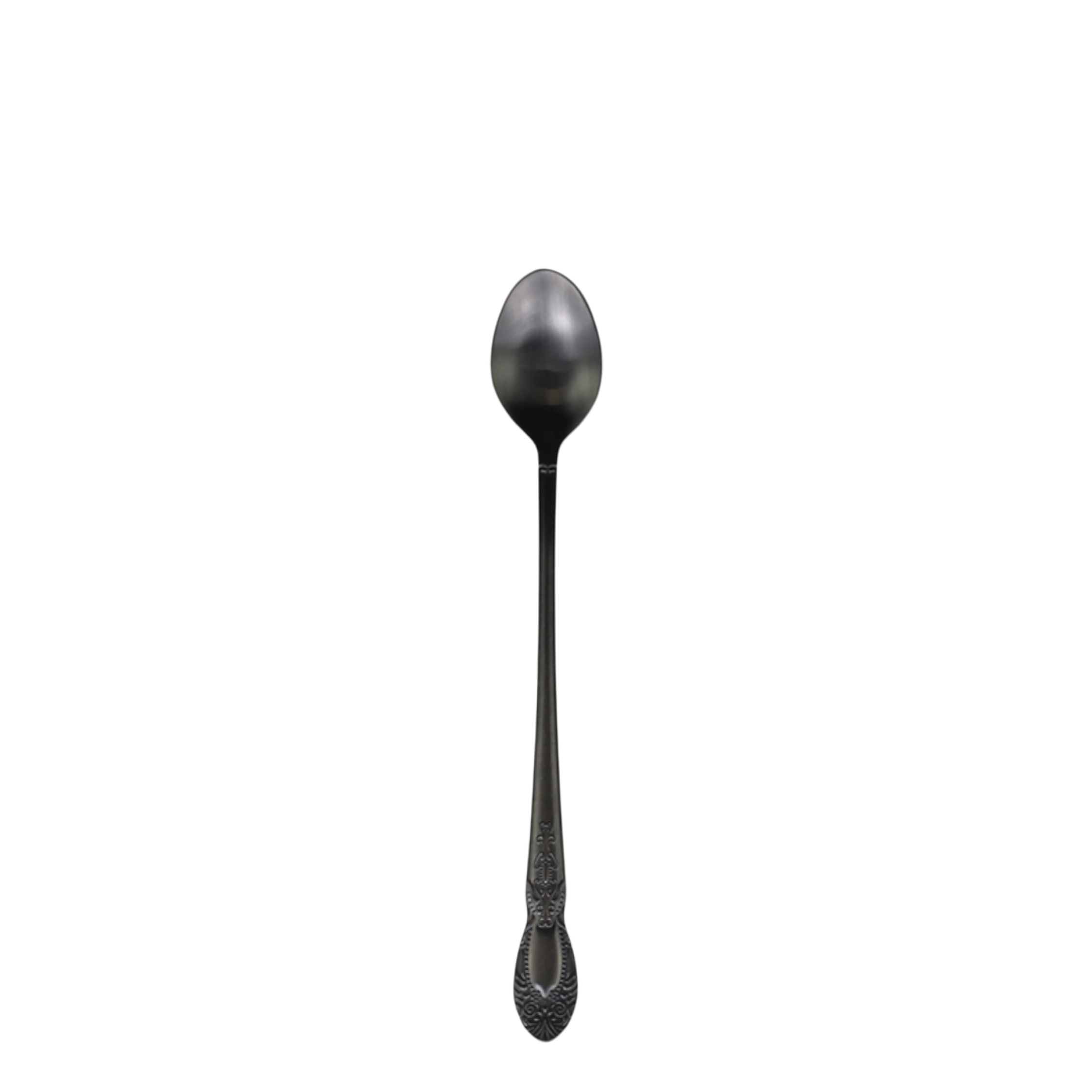 Lattespoon w. decor L19.5 cm antique coal