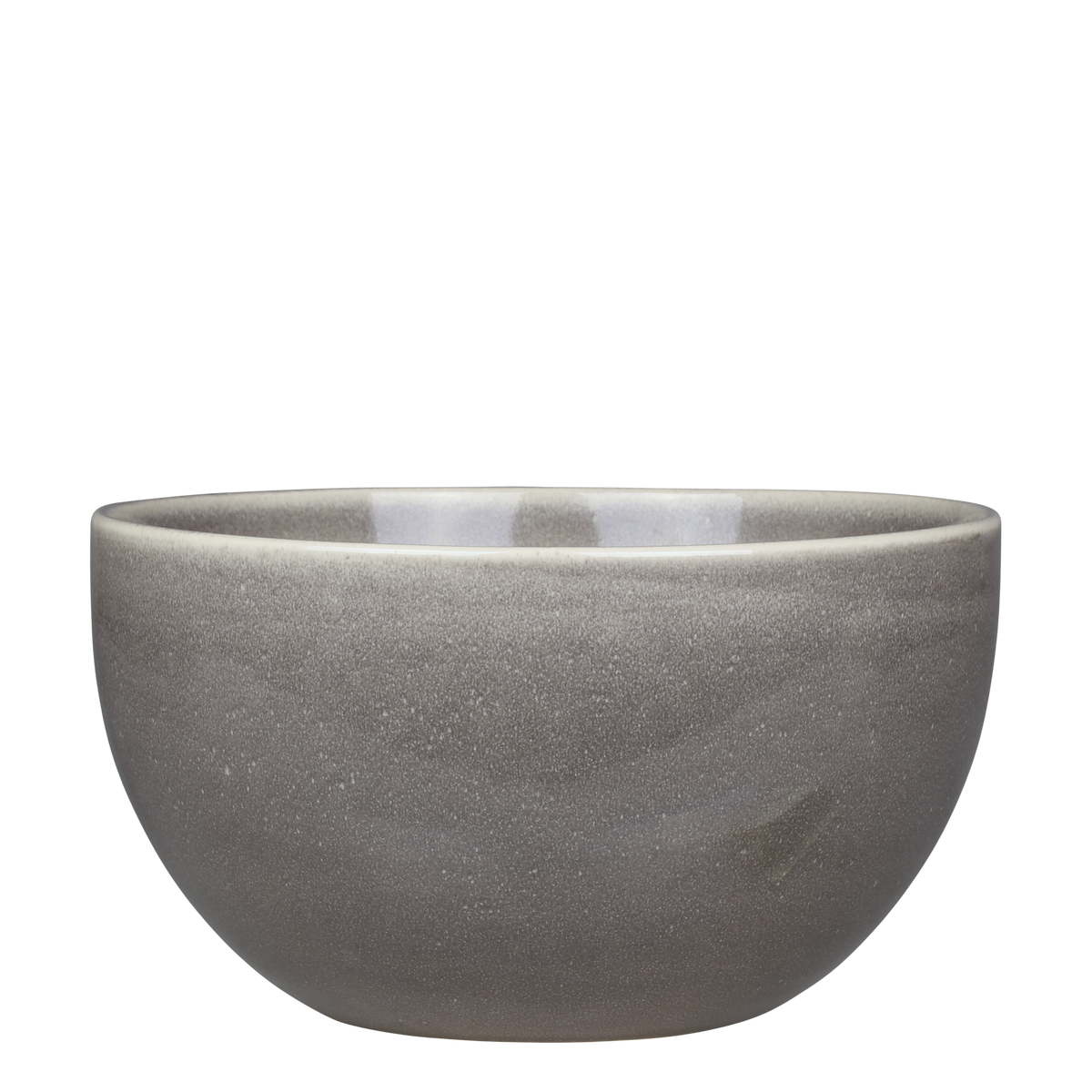 Calais Salatschüssel aus Steingut, 25 cm Durchmesser, Kohle