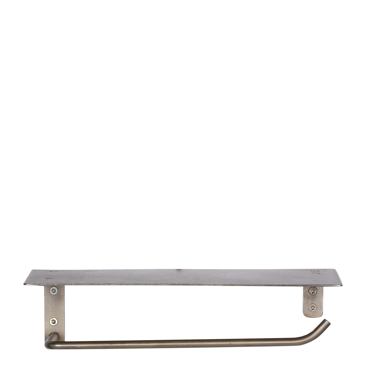 Küchenrollenhalter aus Eisen in Messing – 28,5 cm lang